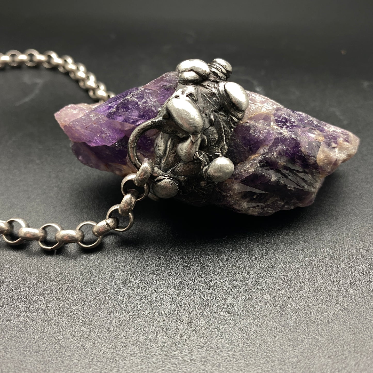 Conjure ~ Raw Amethyst Necklace