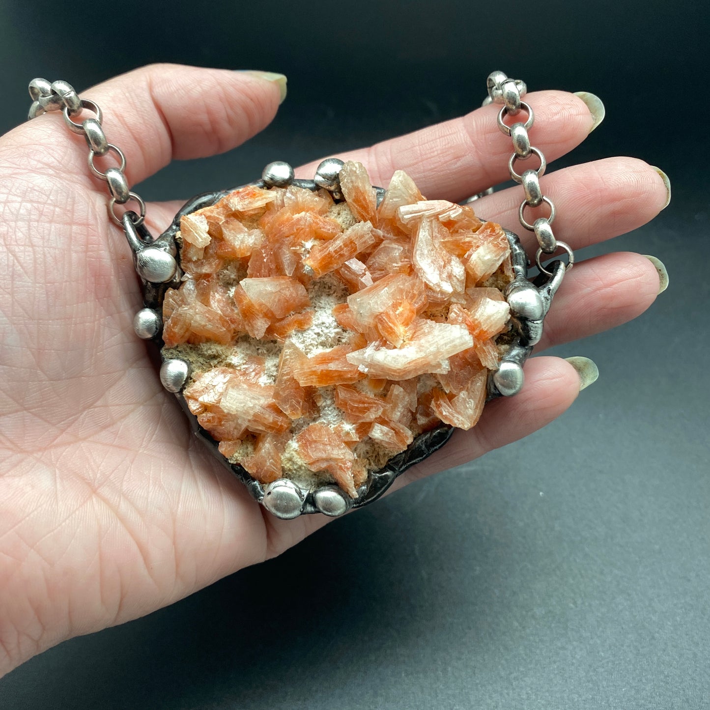 Priscilla ~ Orange Apophylite