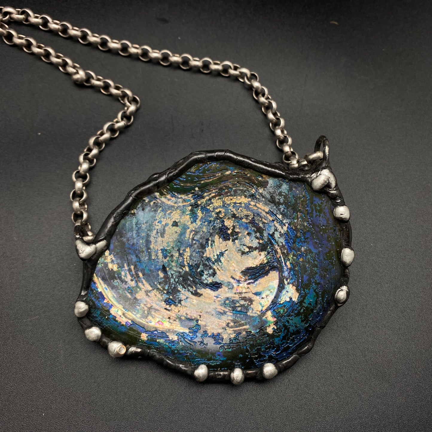Eye of The Storm ~ 2000 Year Old Roman Glass Necklace