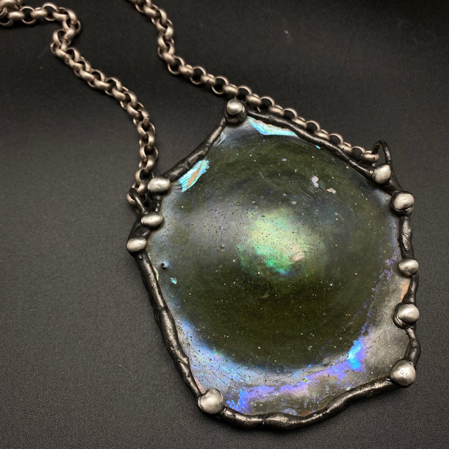 Ancient Echoes ~ 2000 Year Old Roman Glass Necklace