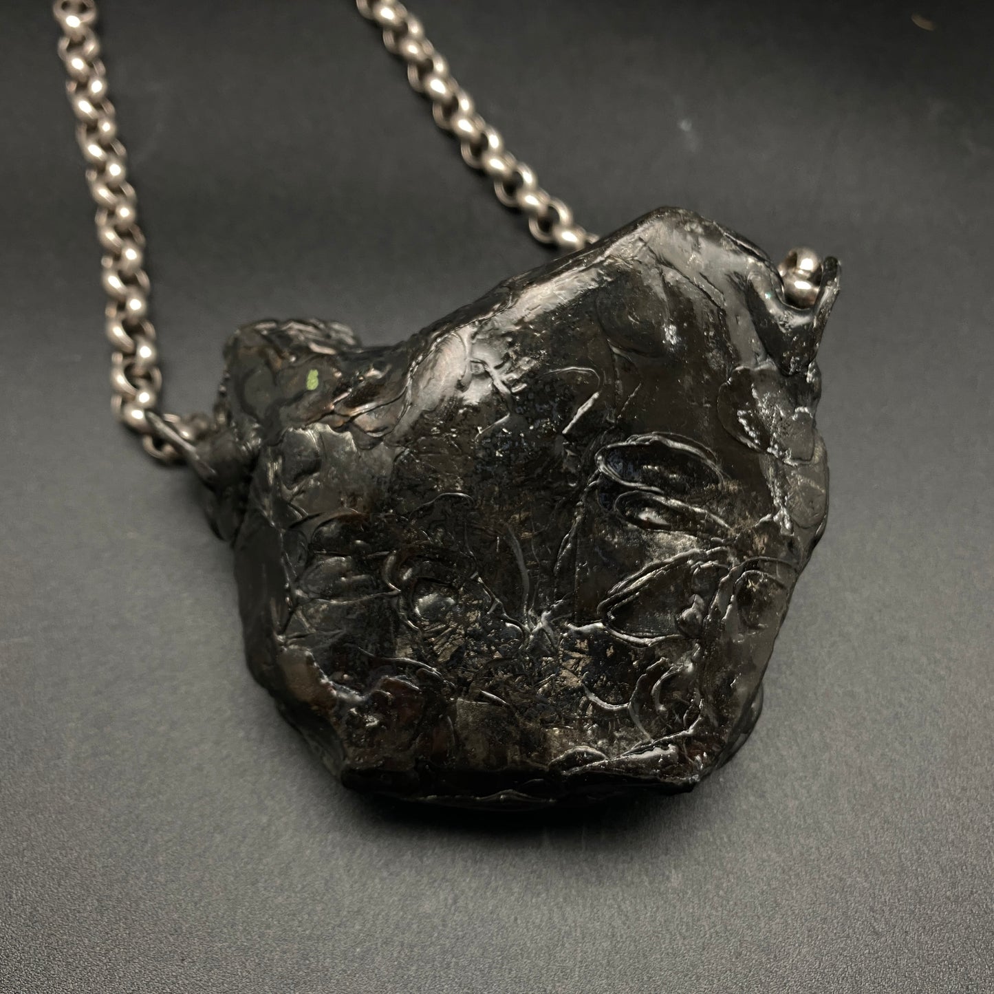 Primordial ~ Botryoidal Chrysocolla Malachite Necklace