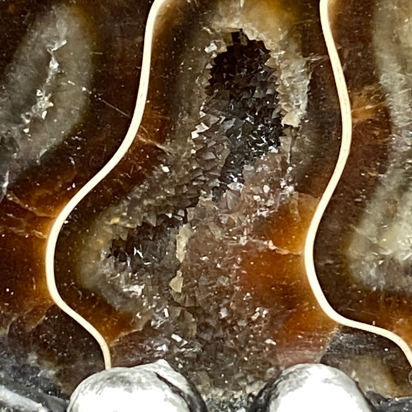 Fibonacci ~ Large Fossil Ammonite Necklace