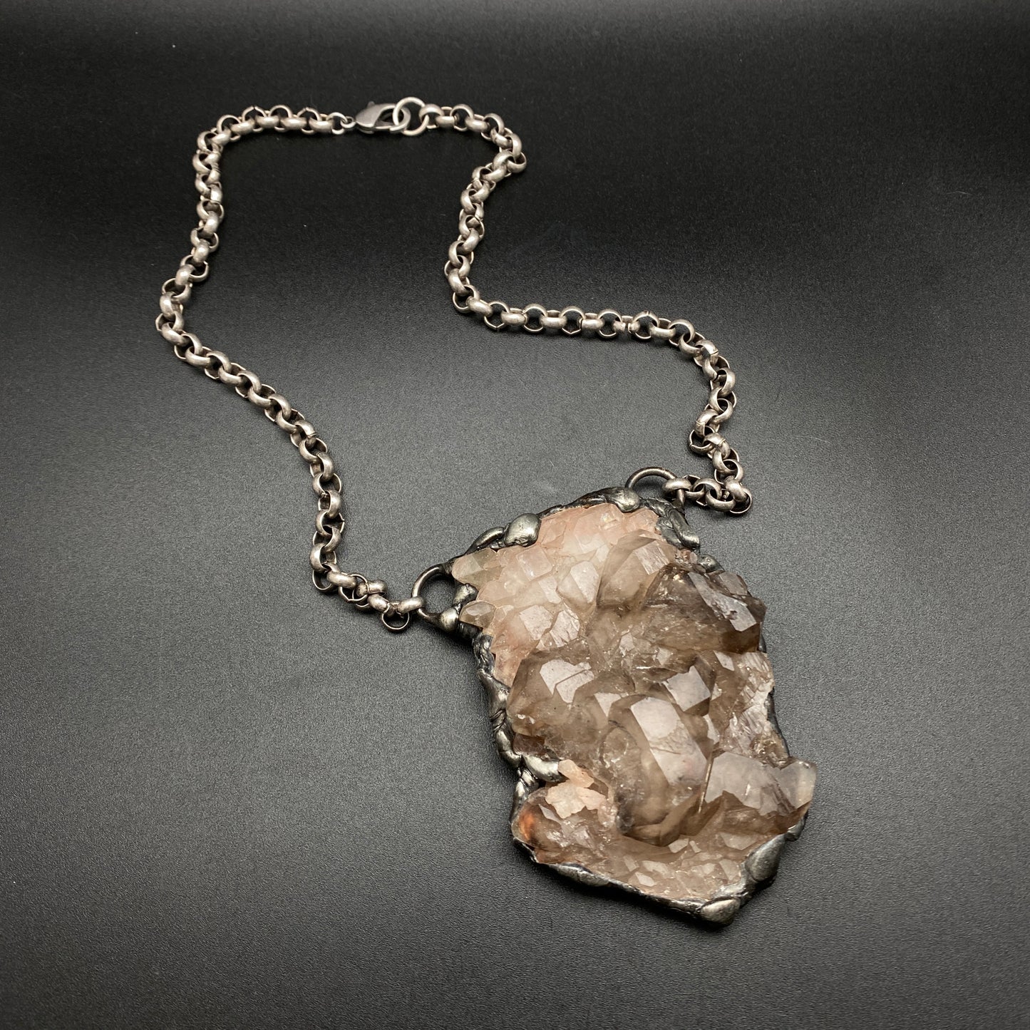 The Last Unicorn ~ Elestial Smoky Quartz Necklace