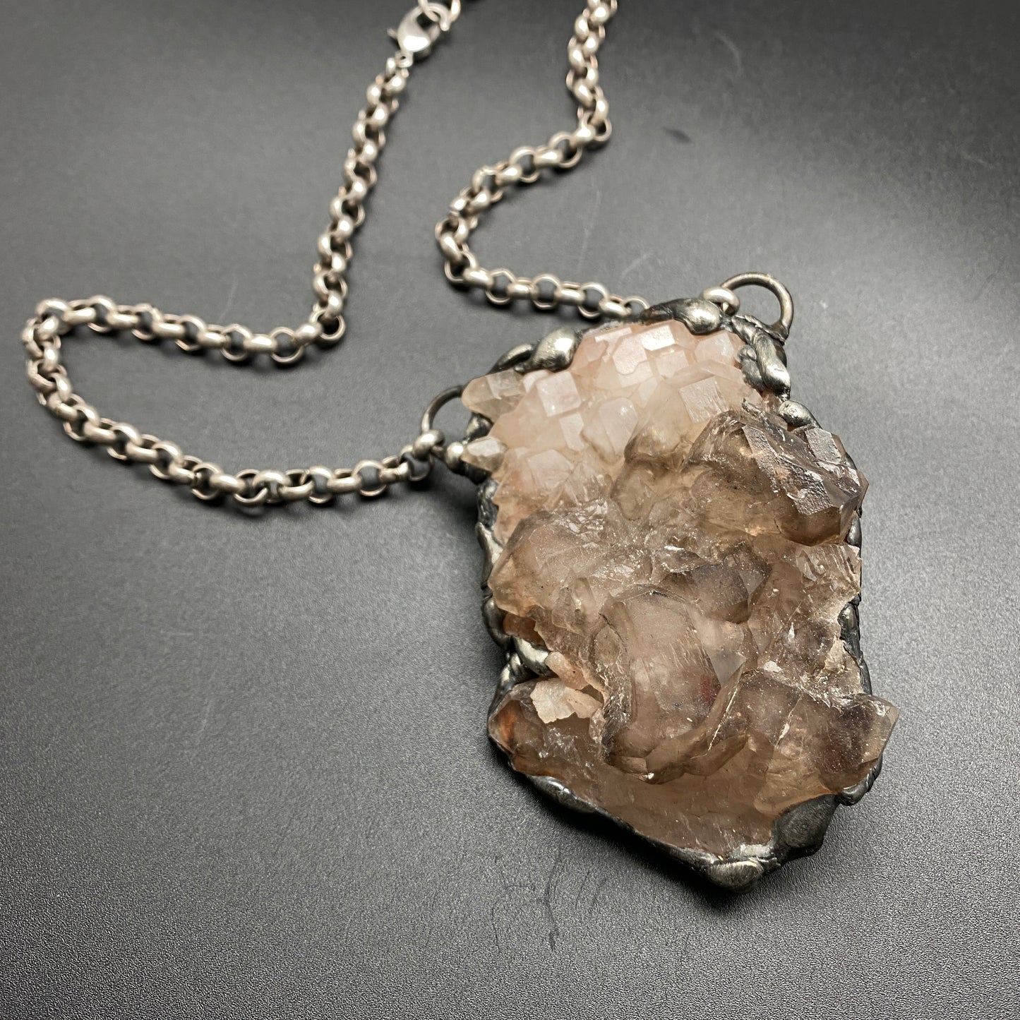 The Last Unicorn ~ Elestial Smoky Quartz Necklace