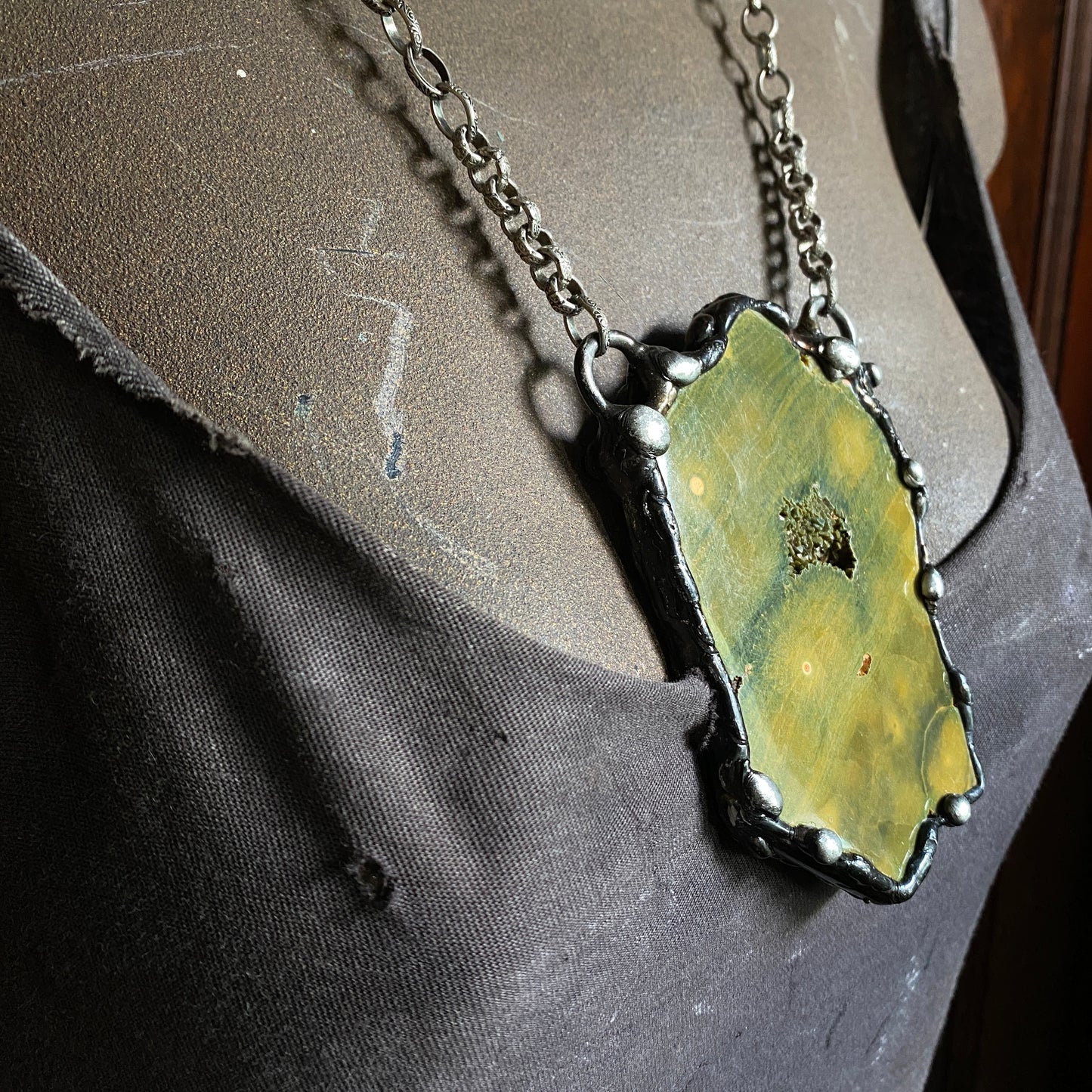 Continental ~ Kabamby Jasper Necklace ~ Reversible