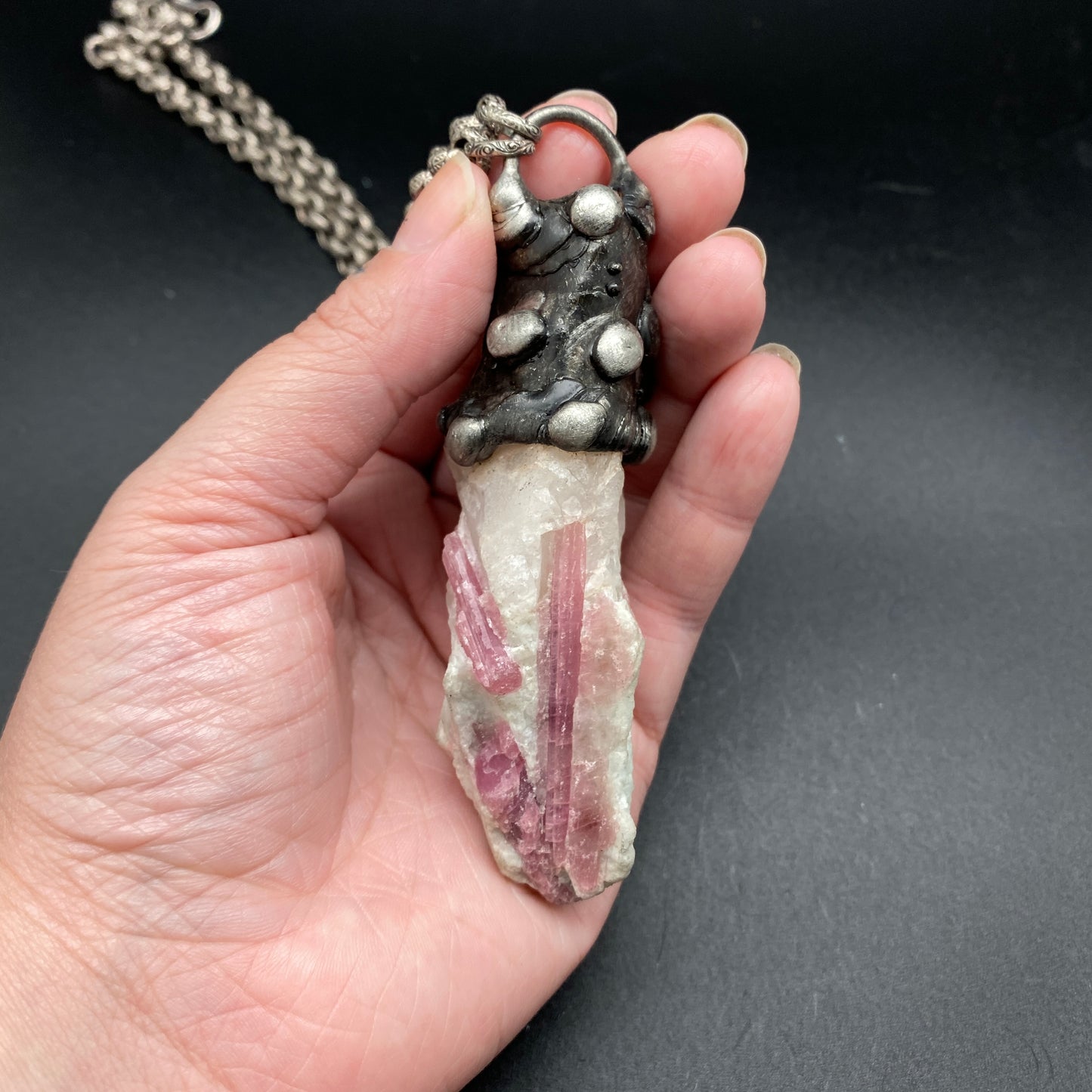 Acadia ~ Pink Tourmaline In Matrix