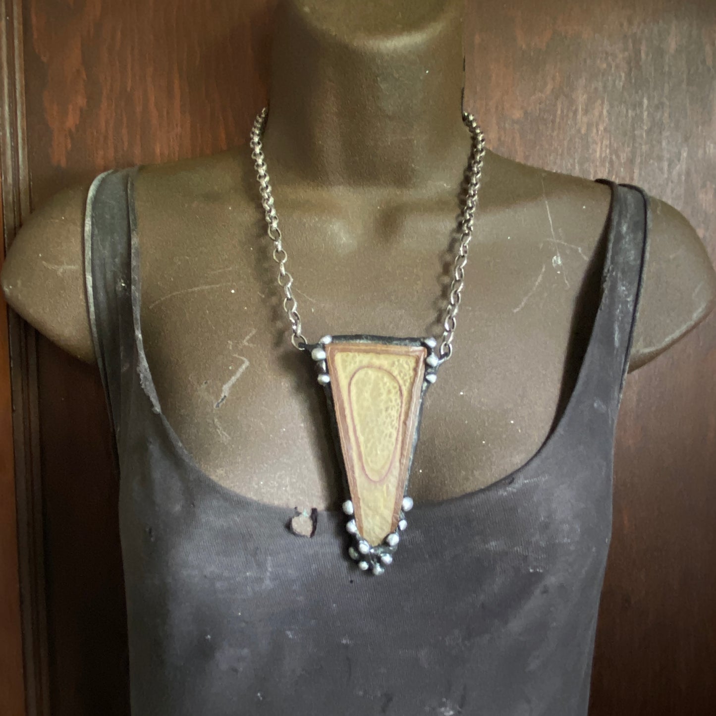 Roots ~ Fossil Stromatolite Necklace