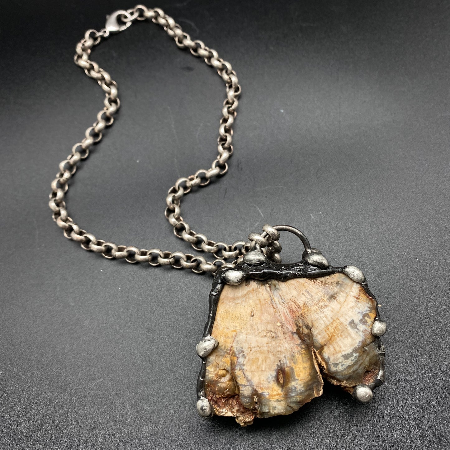 Goliath ~ Petrified Wood Necklace
