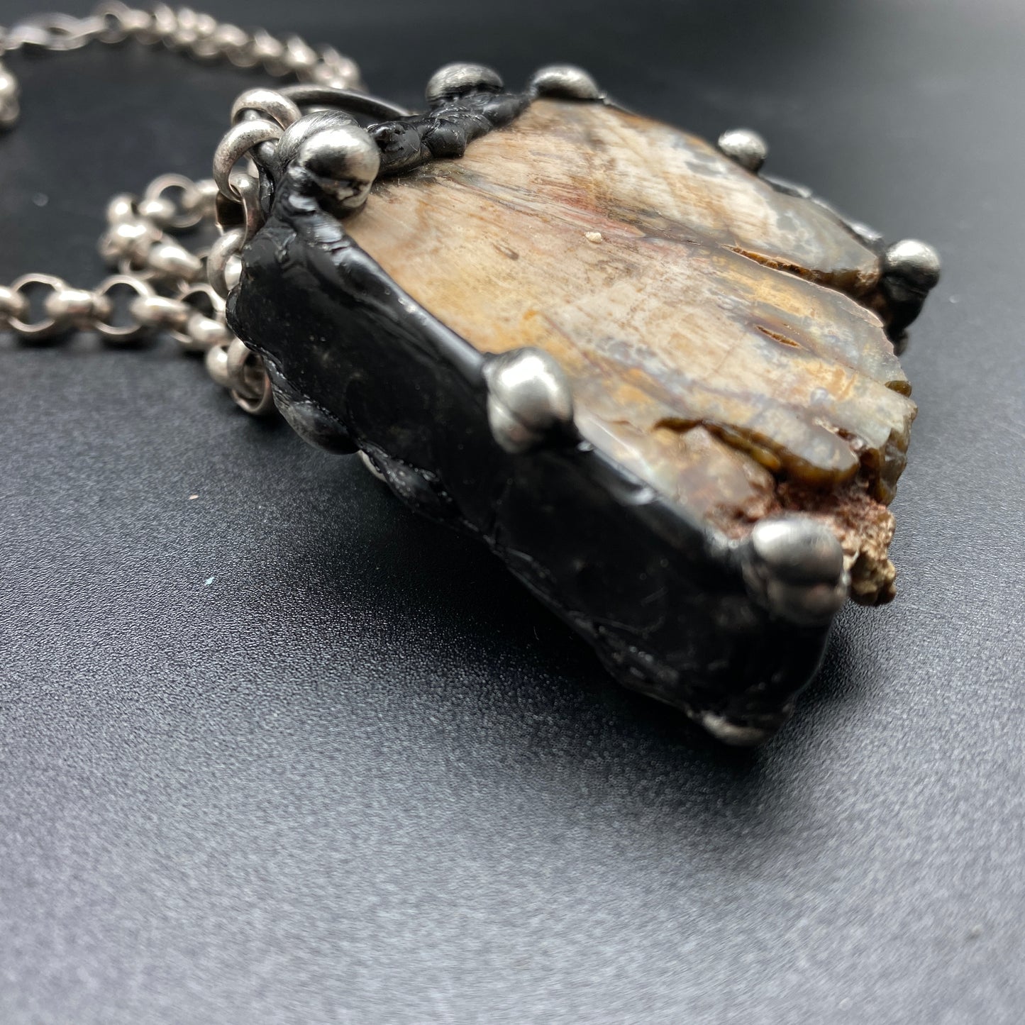 Goliath ~ Petrified Wood Necklace