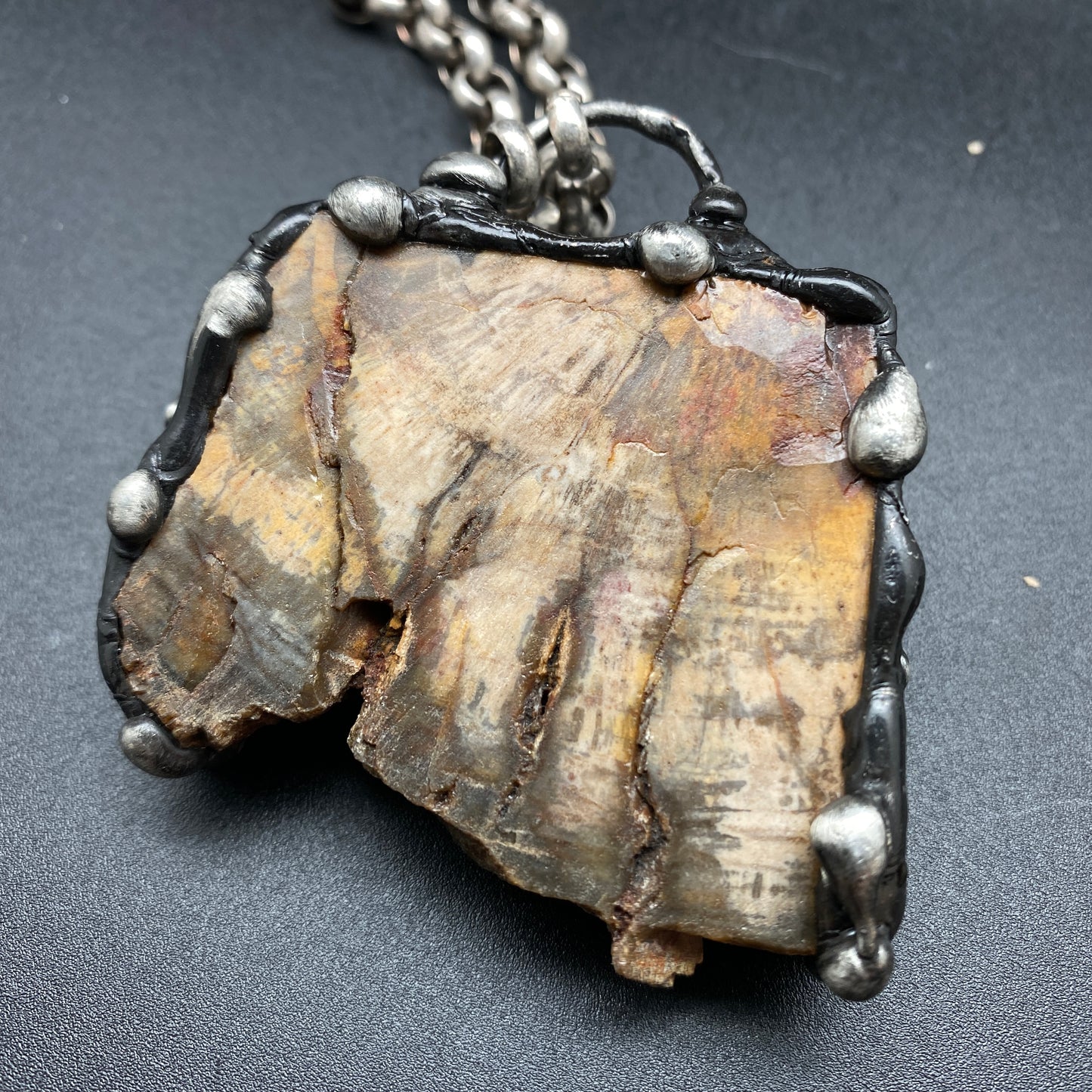 Goliath ~ Petrified Wood Necklace