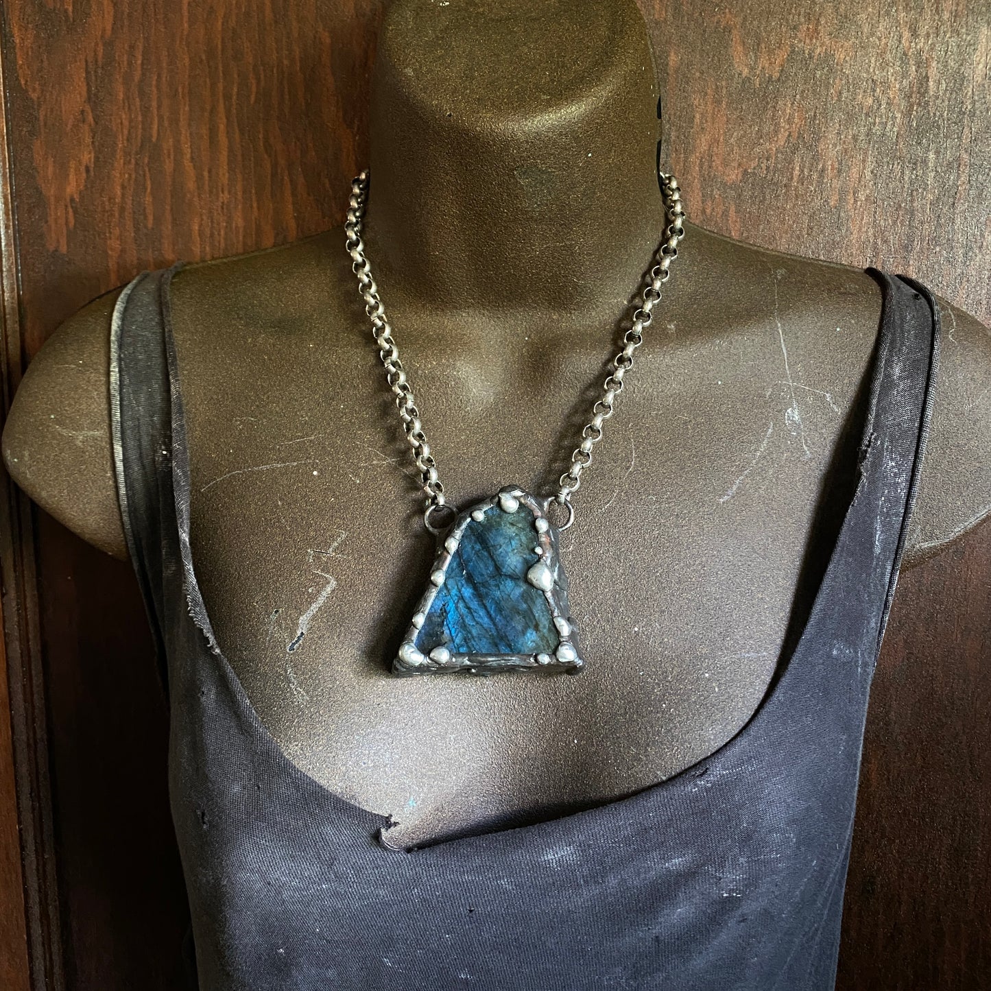 Aurora Nights ~ Labradorite Necklace