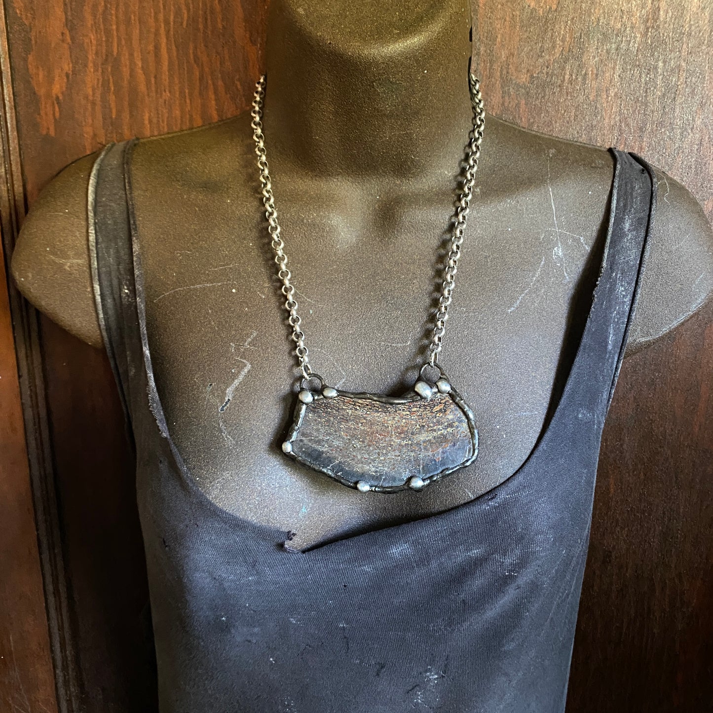 Jurassic  ~ Fossil Dino Bone Necklace