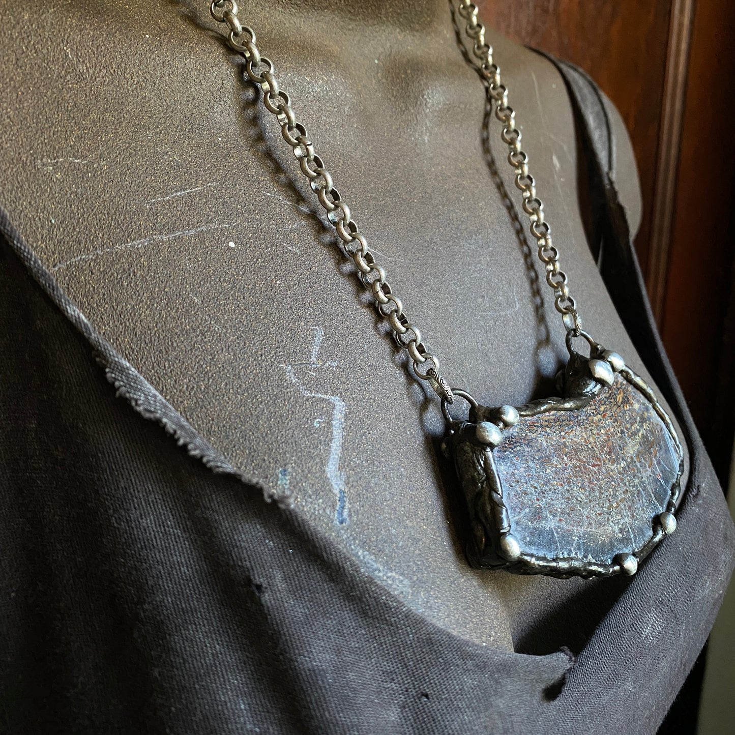 Jurassic  ~ Fossil Dino Bone Necklace