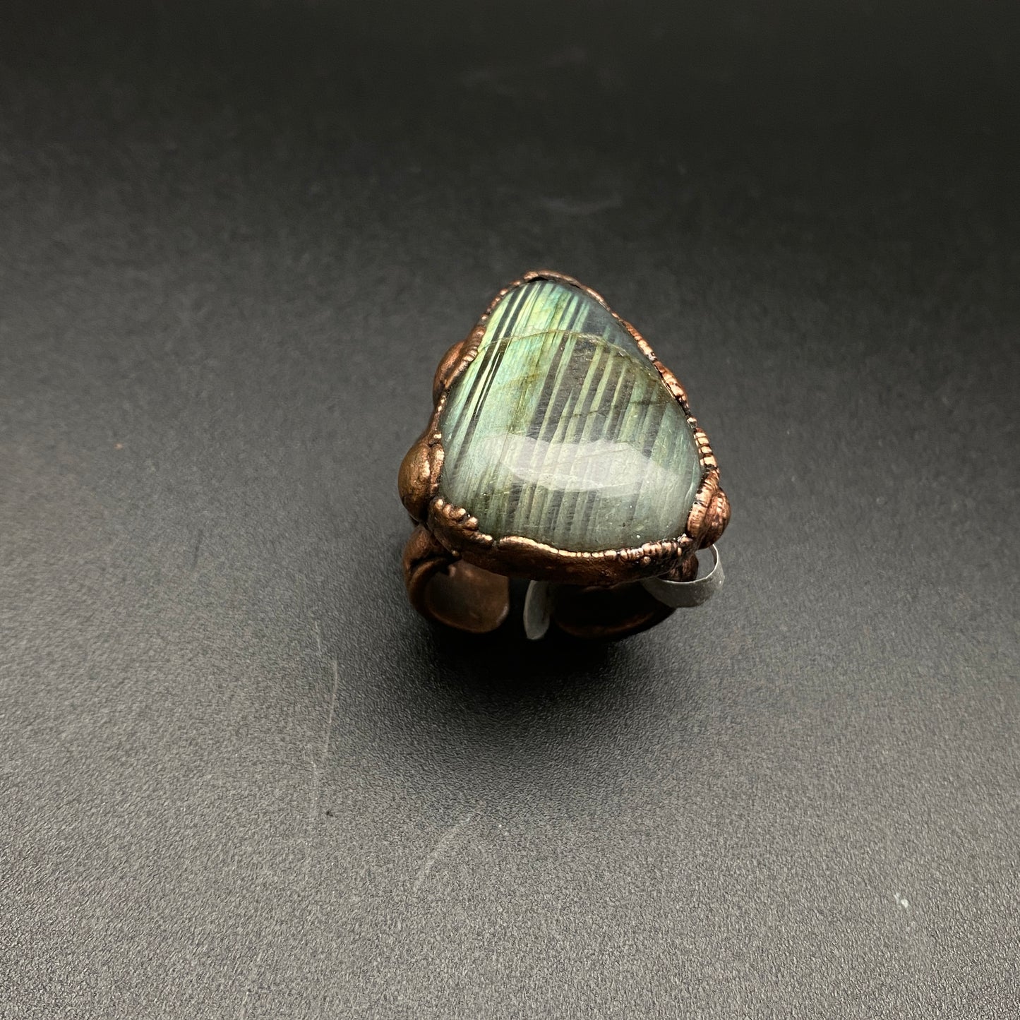 Aurora ~ Labradorite Statement Ring