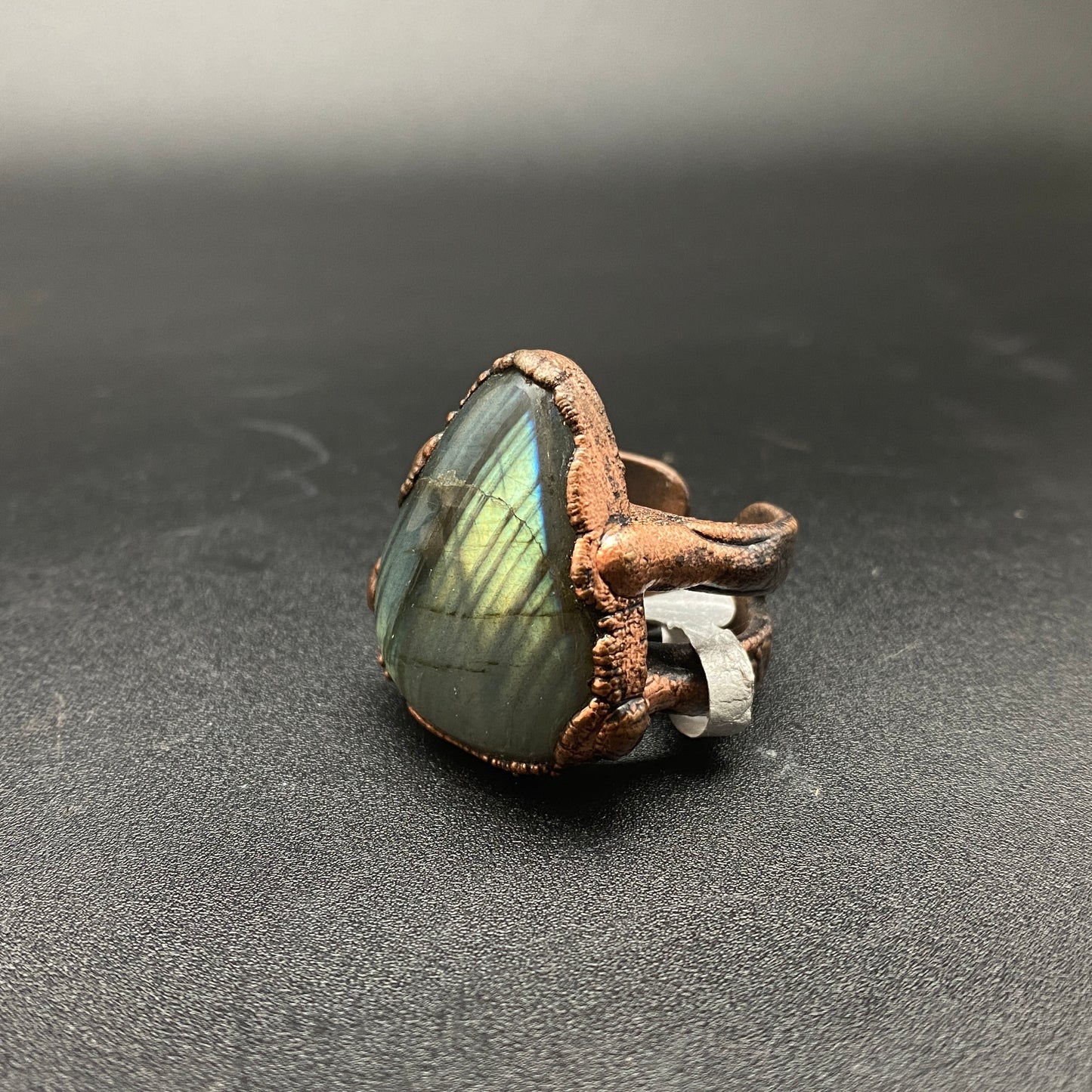 Aurora ~ Labradorite Statement Ring