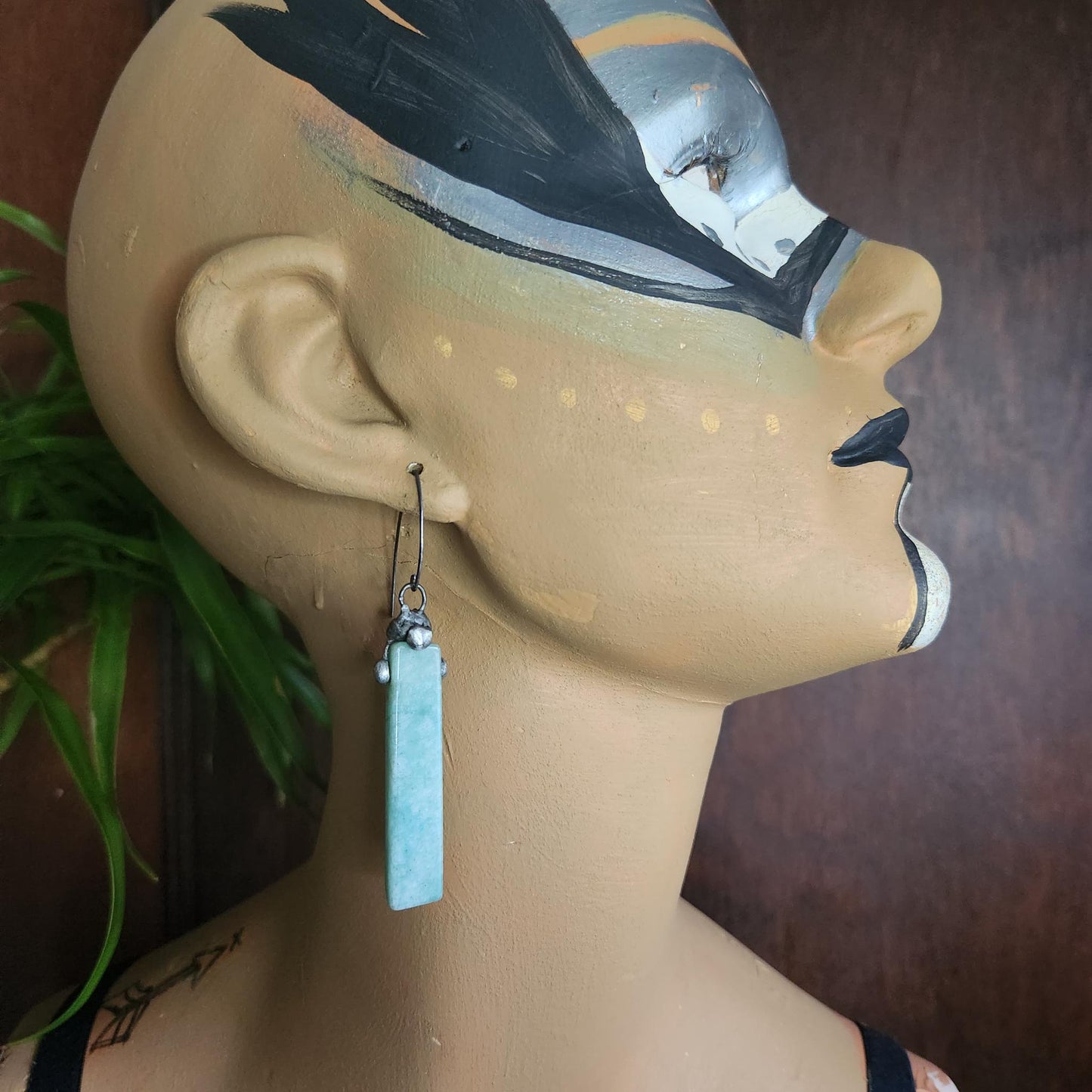 Saline ~ Amazonite Earrings