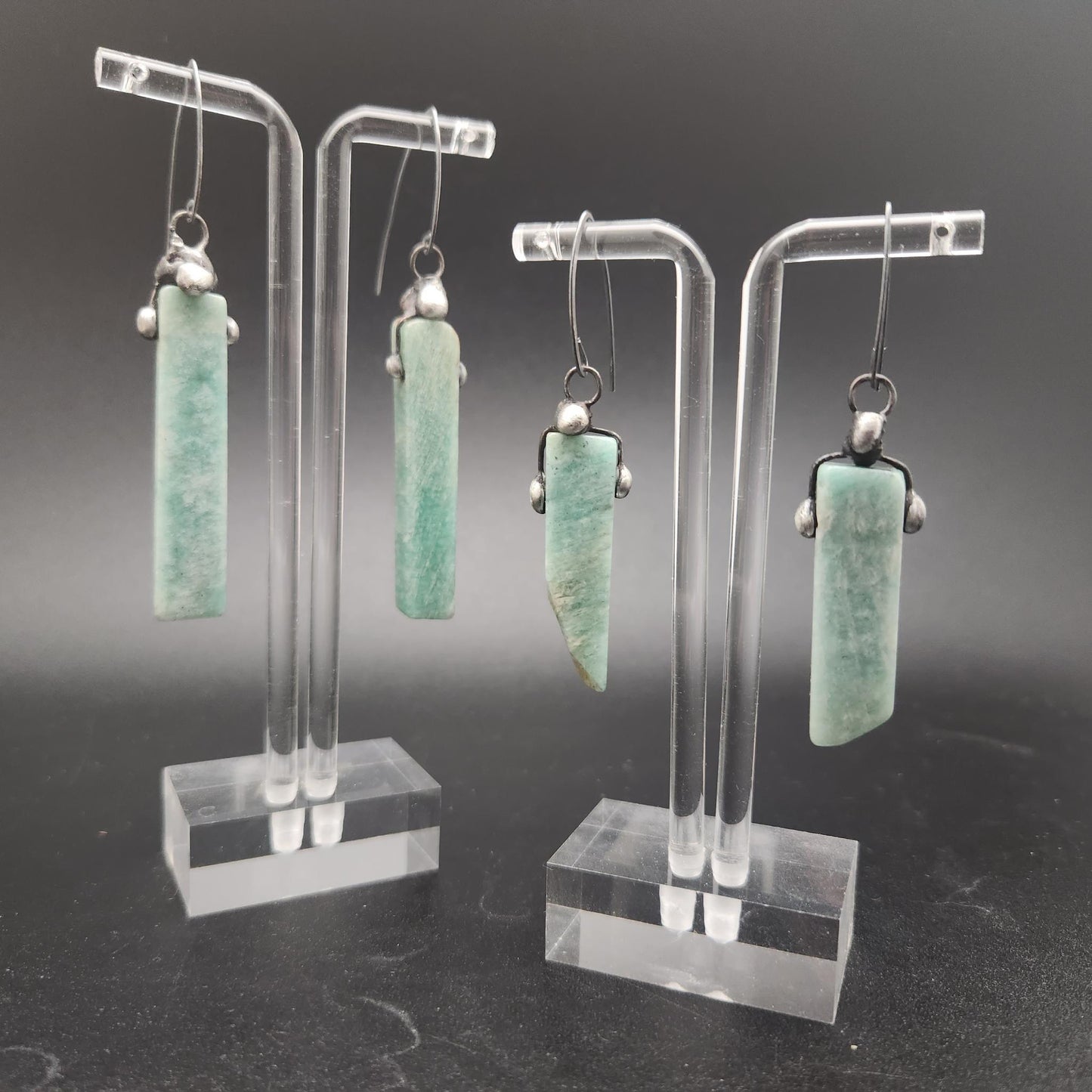 Saline ~ Amazonite Earrings