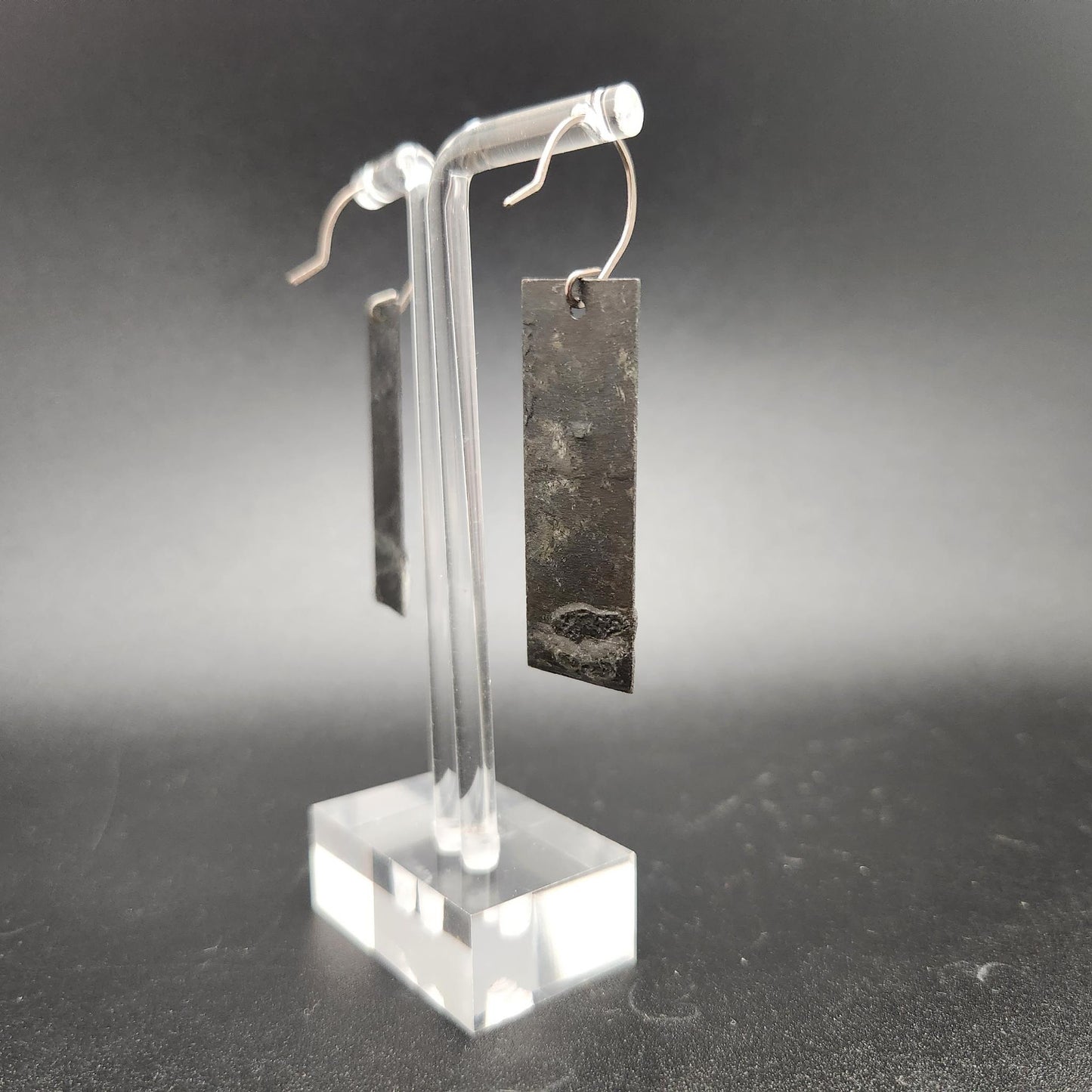 Obelisk ~ Soldered Textured Earrings