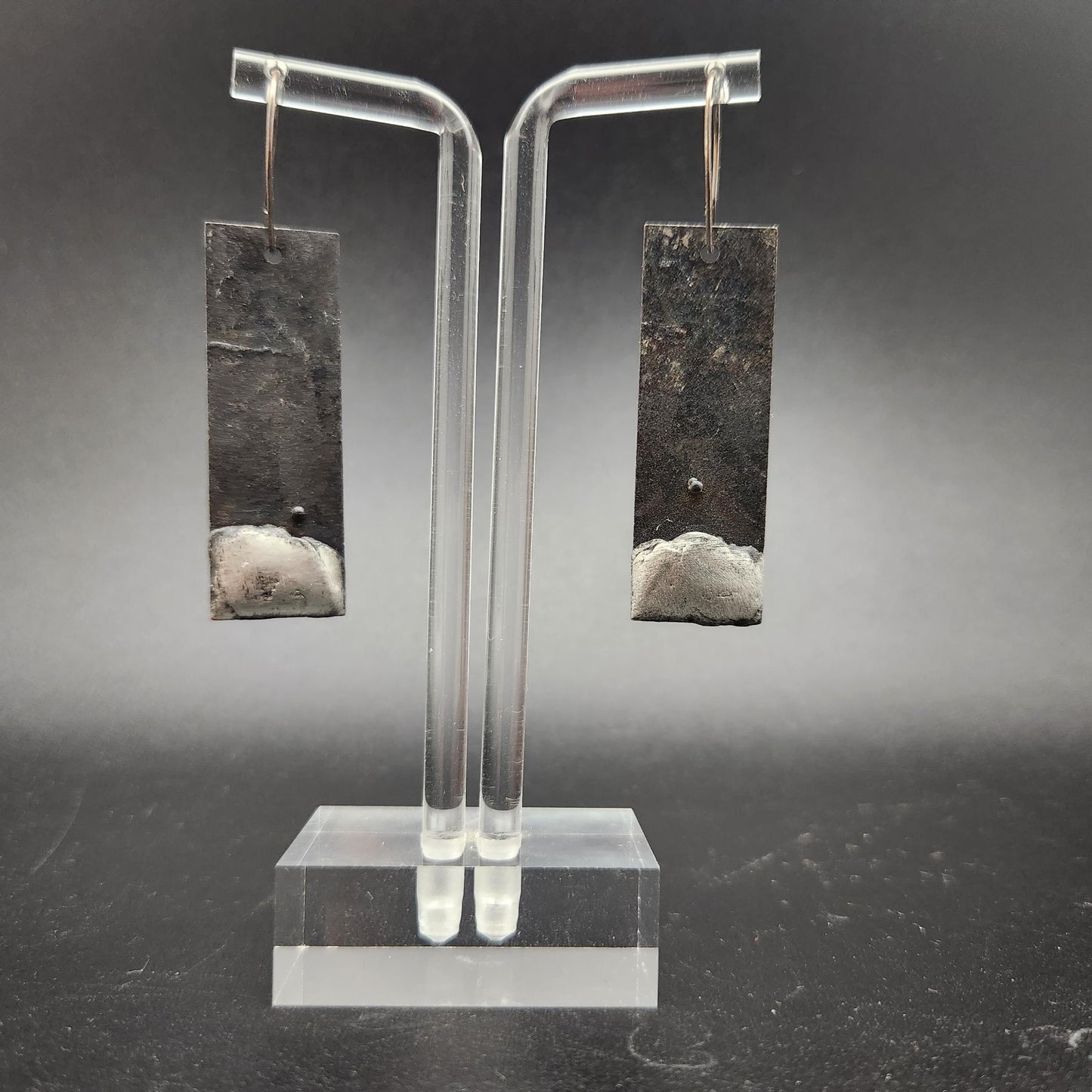 Obelisk ~ Soldered Textured Earrings