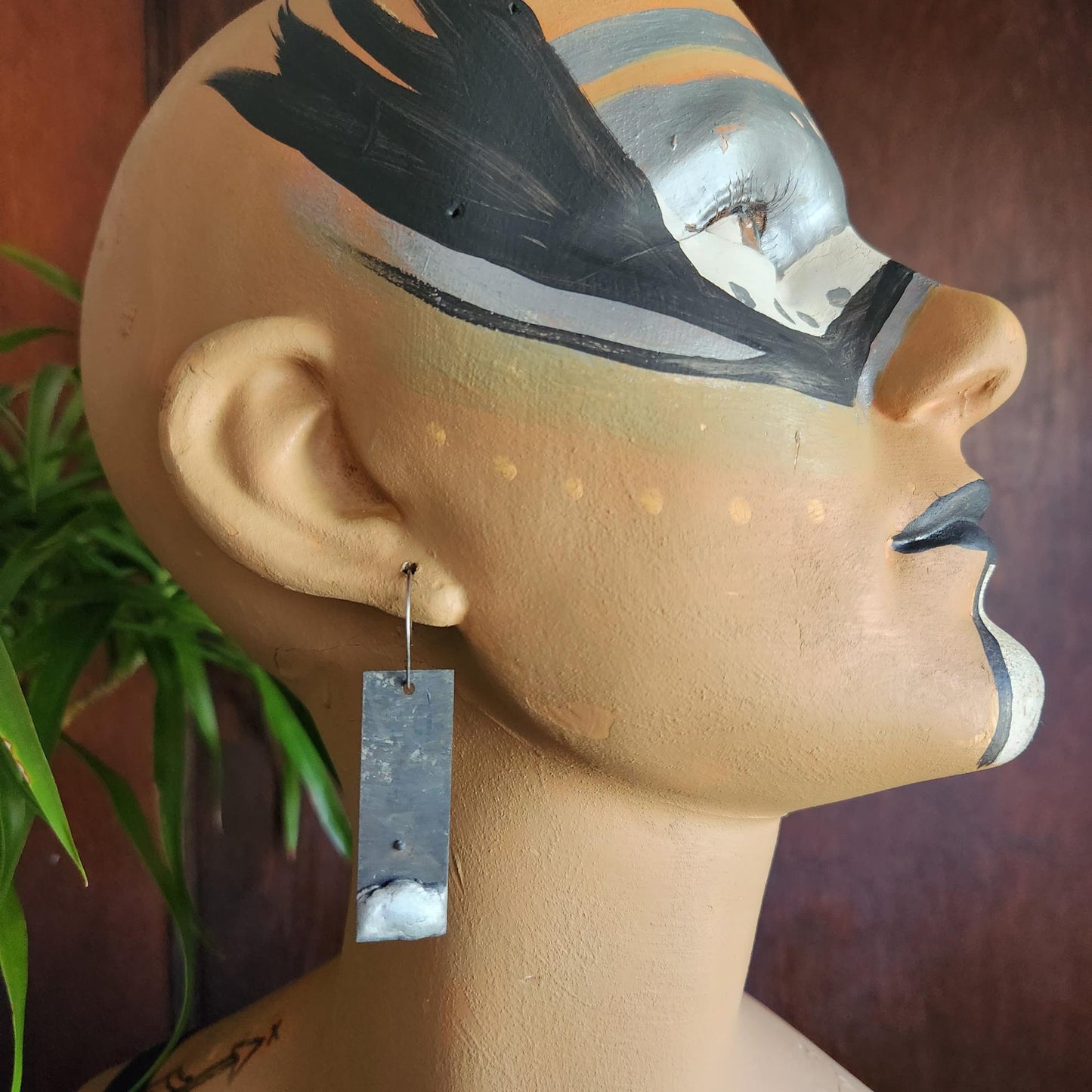 Obelisk ~ Soldered Textured Earrings