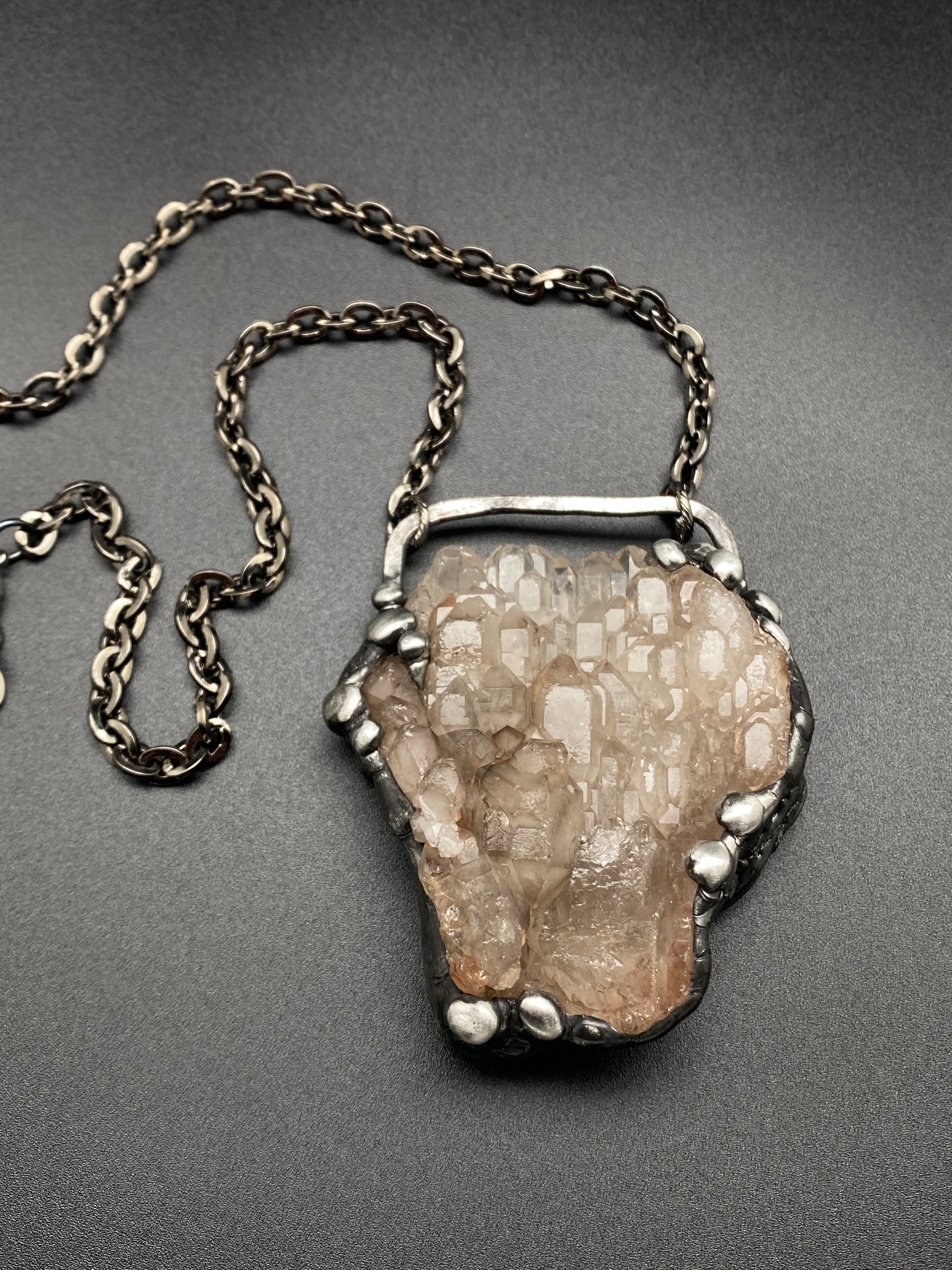 The Last Unicorn ~ Elestial Smoky Quartz Necklace