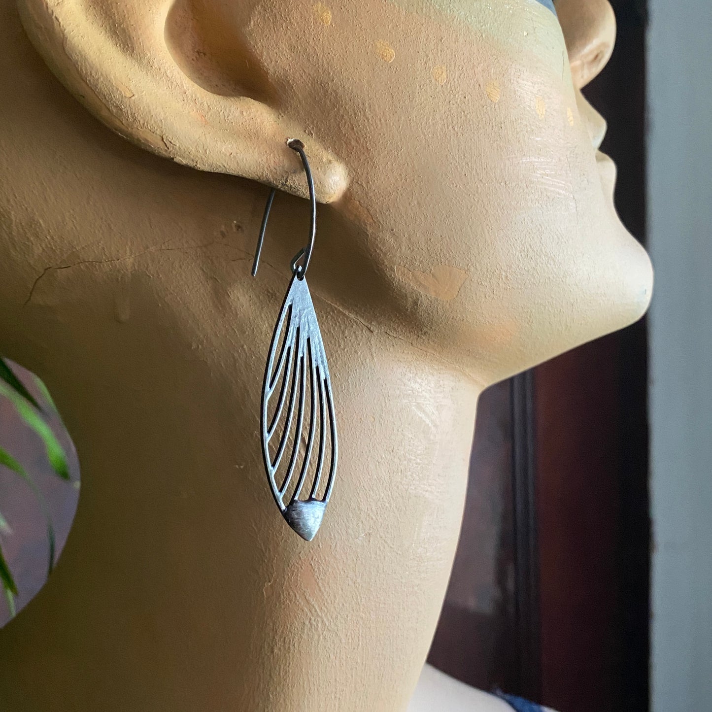 Fae ~ Soldered Lightweight Wing Earrings