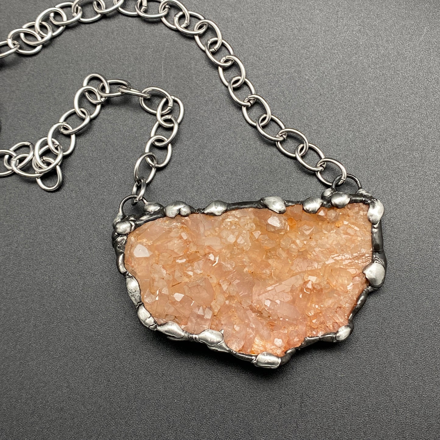 Fresh ~ Tangerine Quartz Necklace