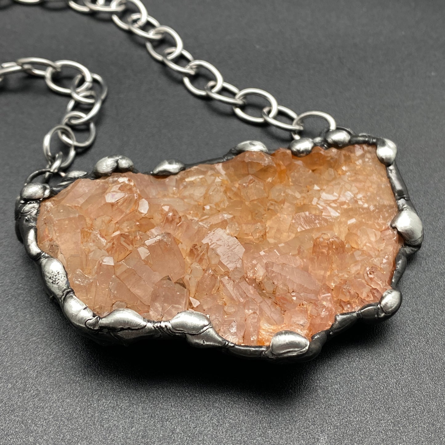 Fresh ~ Tangerine Quartz Necklace