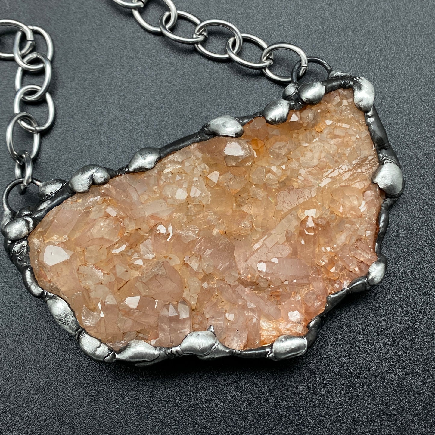 Fresh ~ Tangerine Quartz Necklace