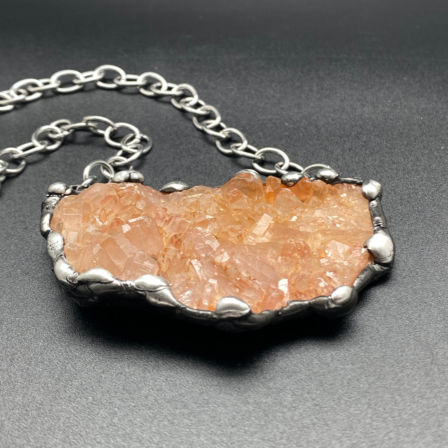 Fresh ~ Tangerine Quartz Necklace