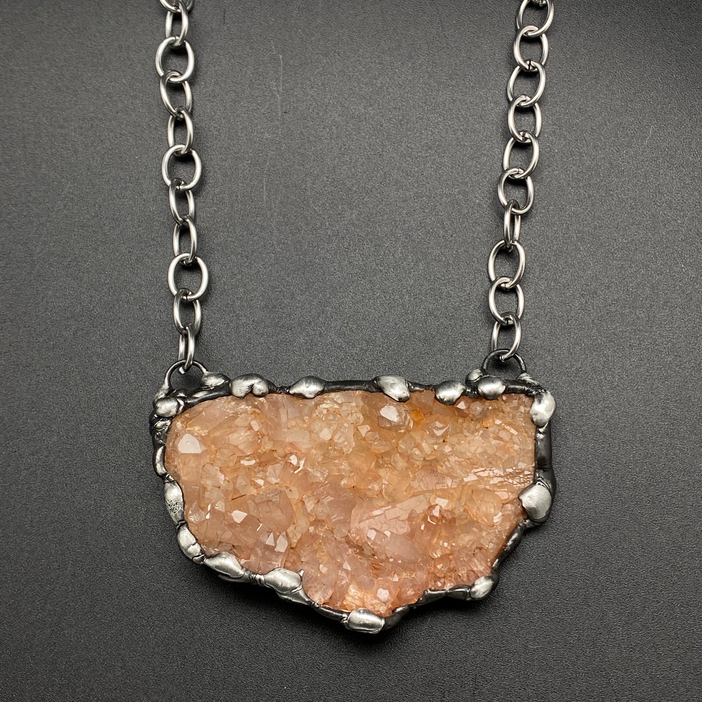 Fresh ~ Tangerine Quartz Necklace