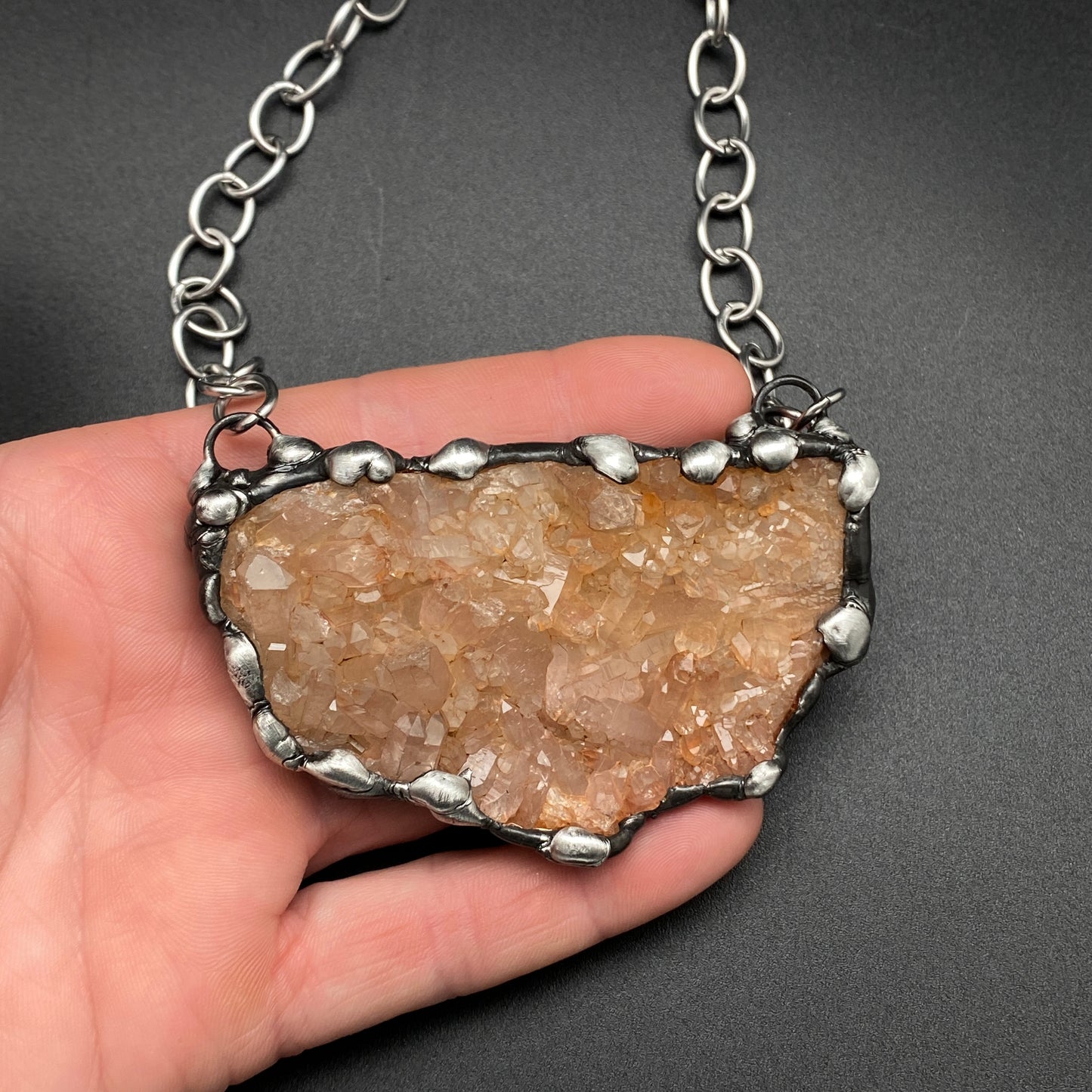 Fresh ~ Tangerine Quartz Necklace