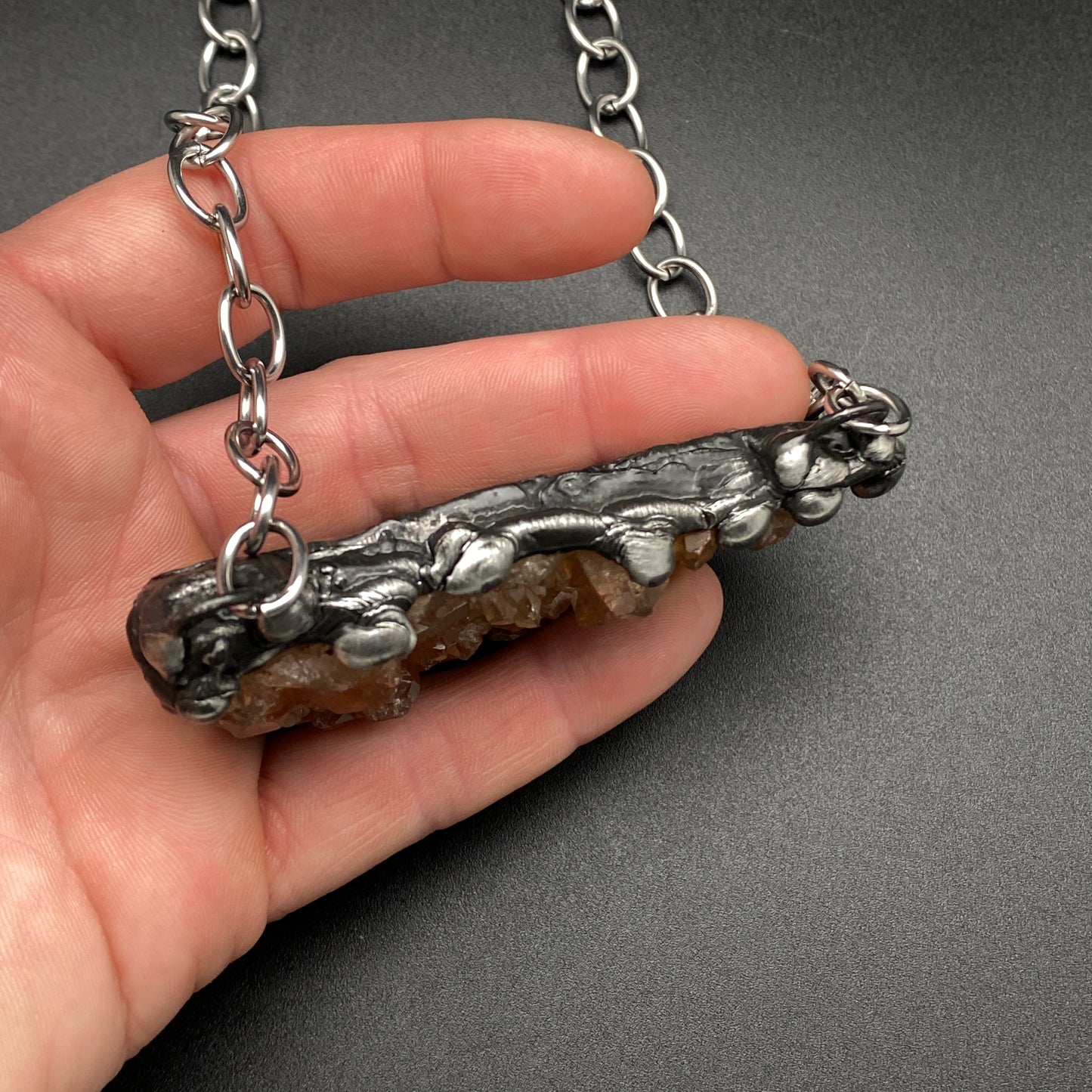 Fresh ~ Tangerine Quartz Necklace