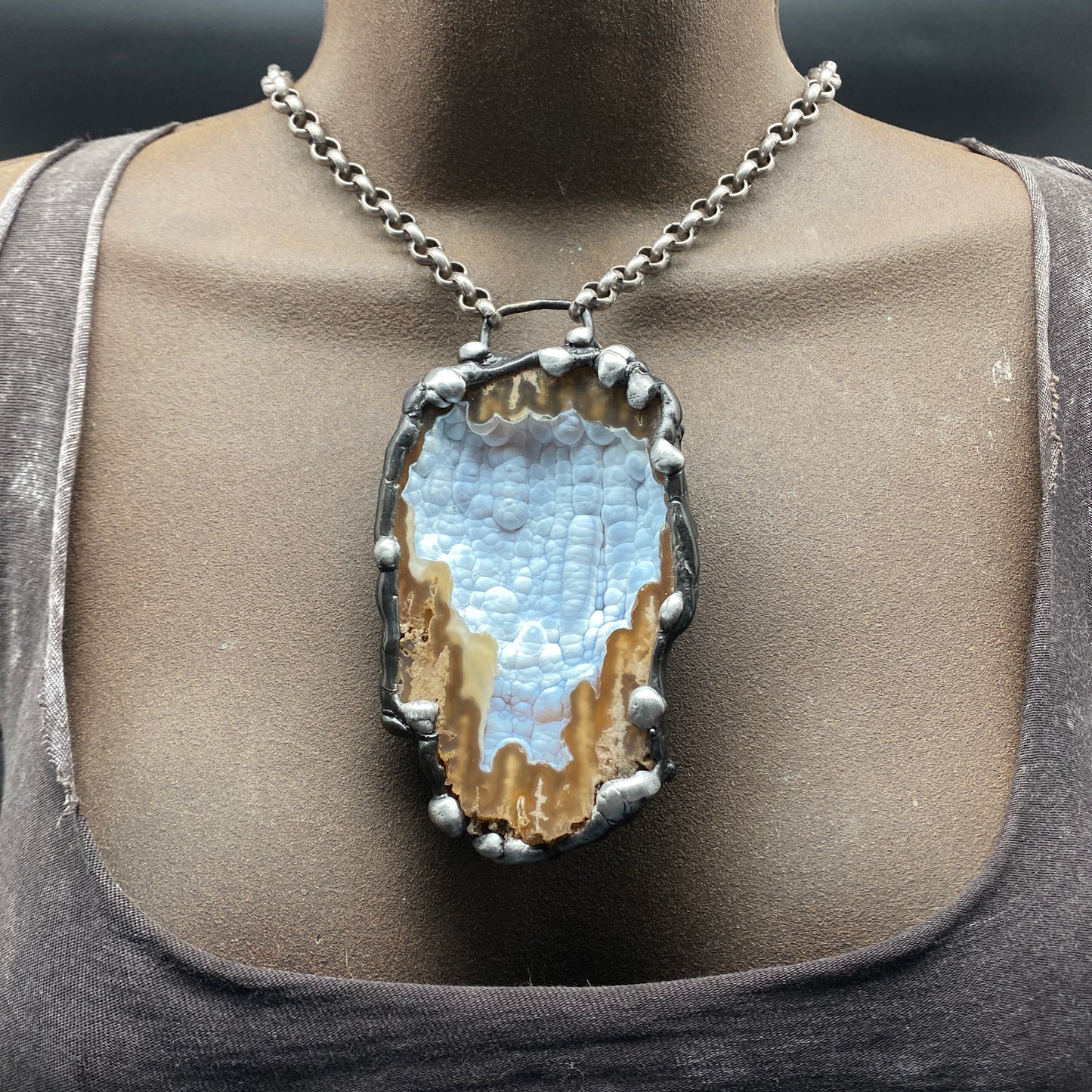 Extinction ~ Agatized Coral Necklace ~ Florida