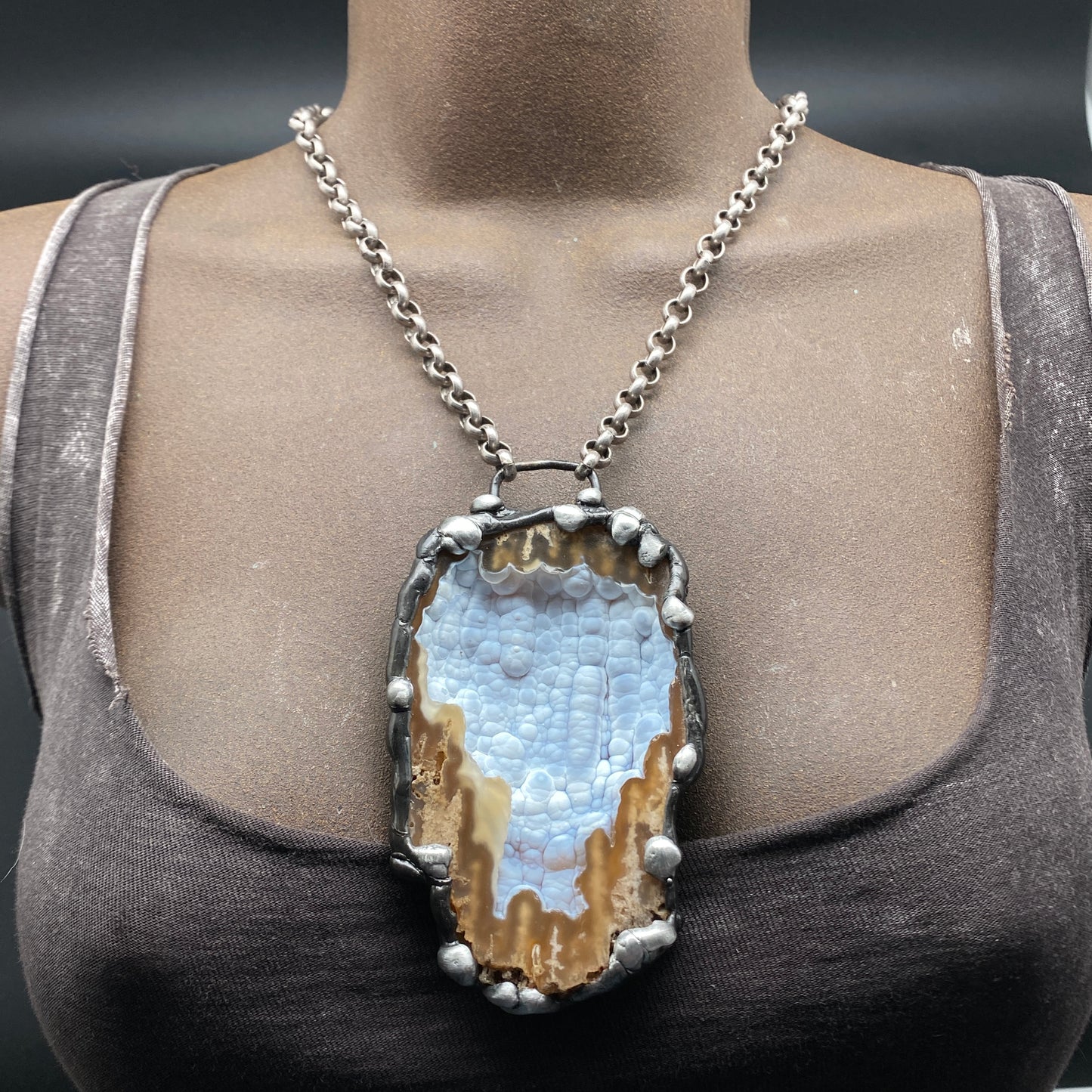 Extinction ~ Agatized Coral Necklace ~ Florida