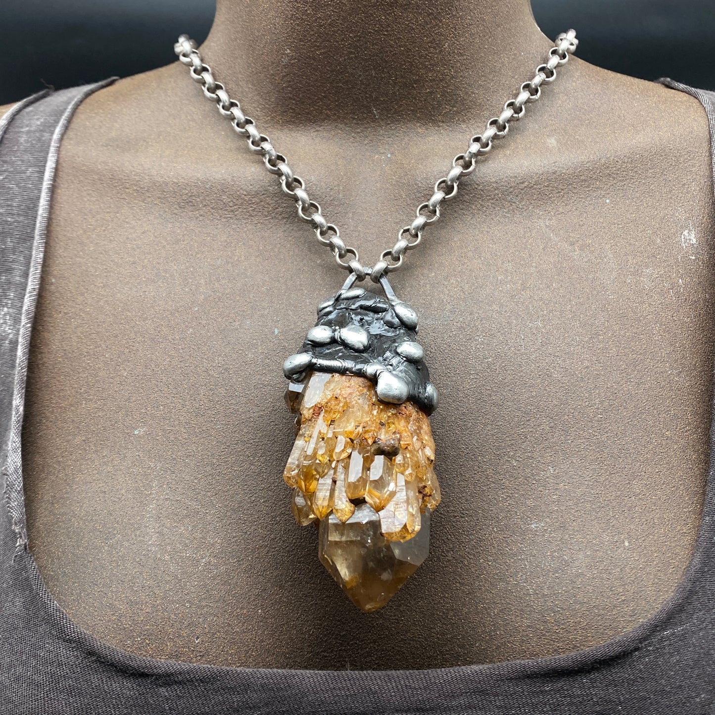 Castle For A Dreamer ~ Kundalini Citrine Necklace