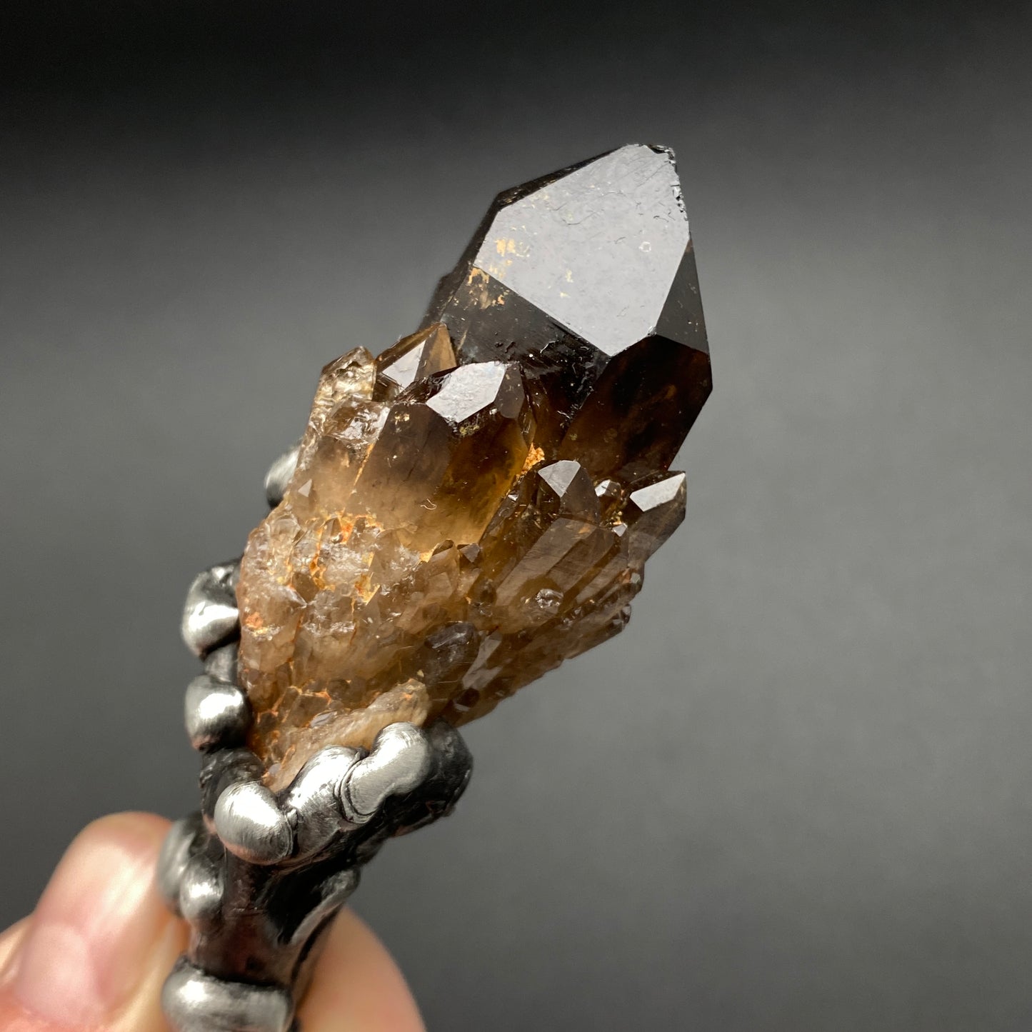 Castle For A Dreamer ~ Dark Smoky Kundalini Citrine Necklace