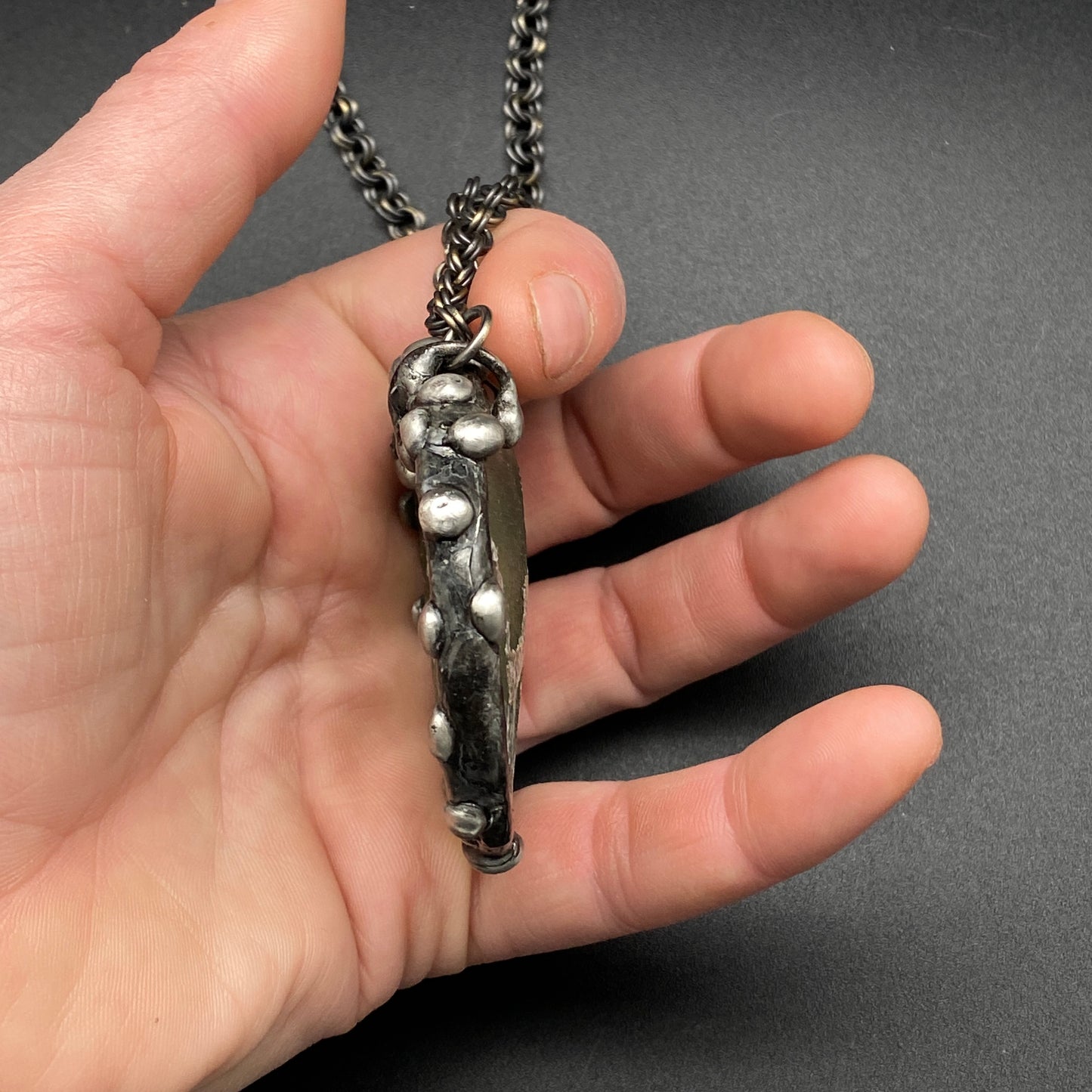 Trade ~ Ancient Roman Glass Disc Necklace