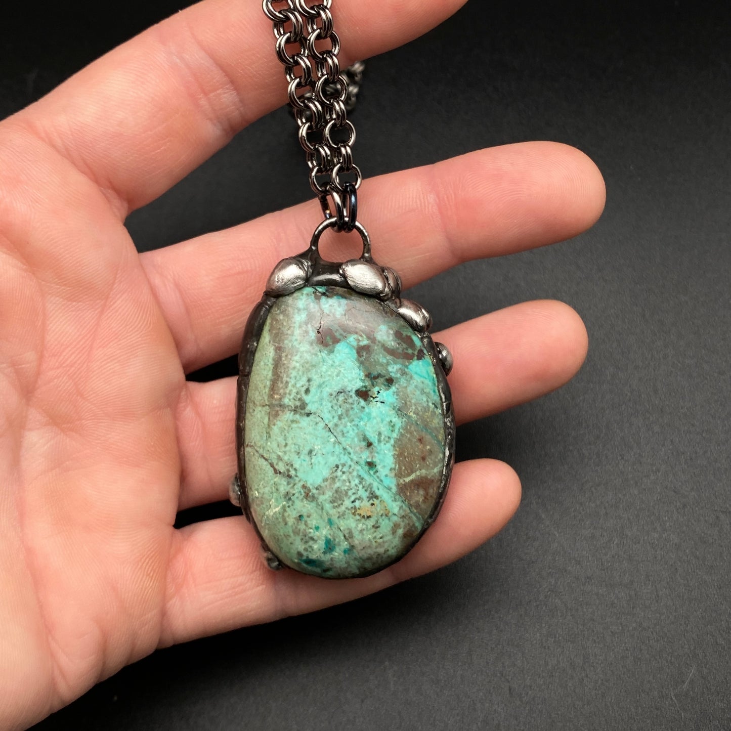 Earth ~ Chrysocolla Necklace