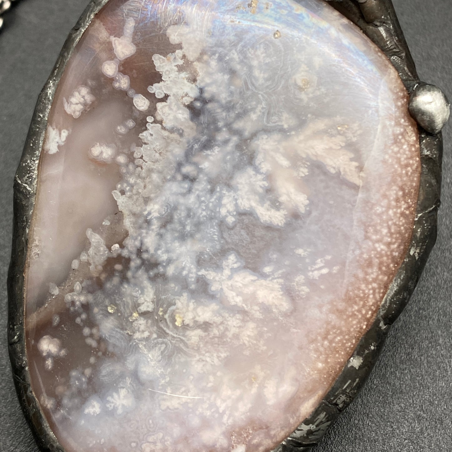 Bloom ~ Flower Agate Necklace