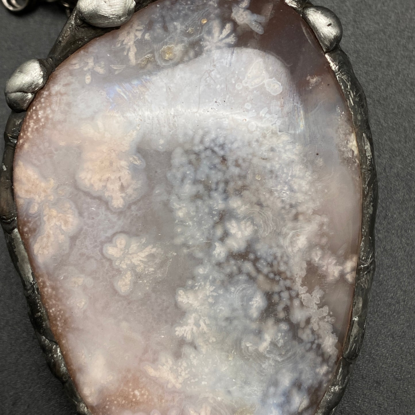 Bloom ~ Flower Agate Necklace
