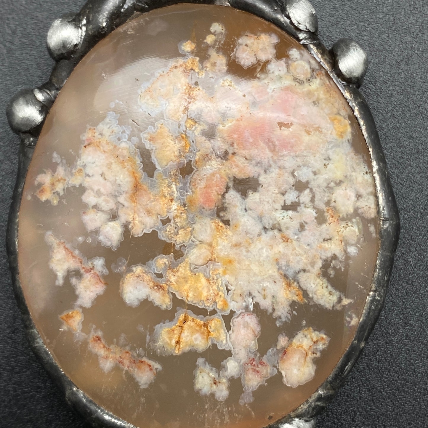 Bloom ~ Flower Agate Necklace