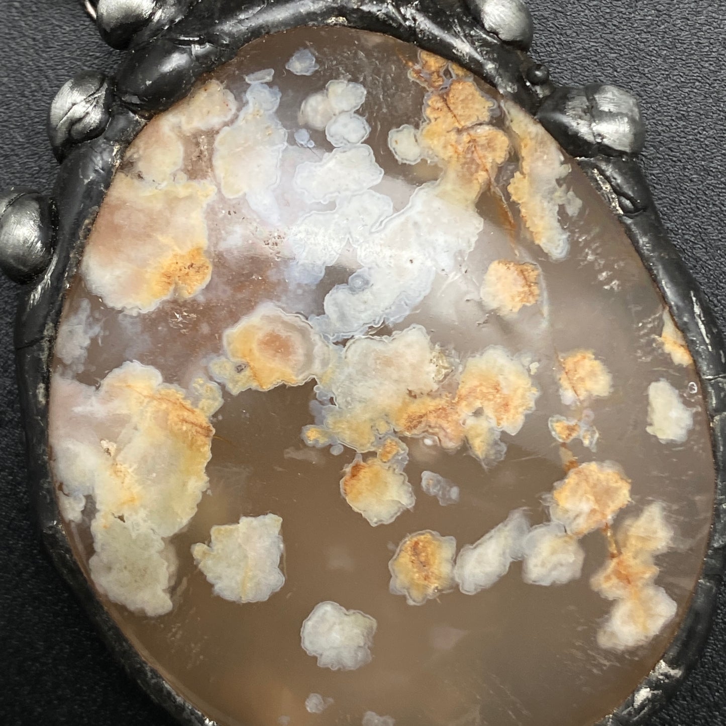 Bloom ~ Flower Agate Necklace