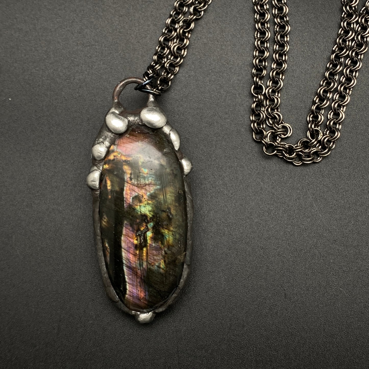 Magic ~ Labradorite Spectrolite Necklace