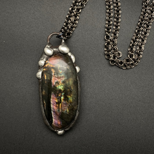 Magic ~ Labradorite Spectrolite Necklace