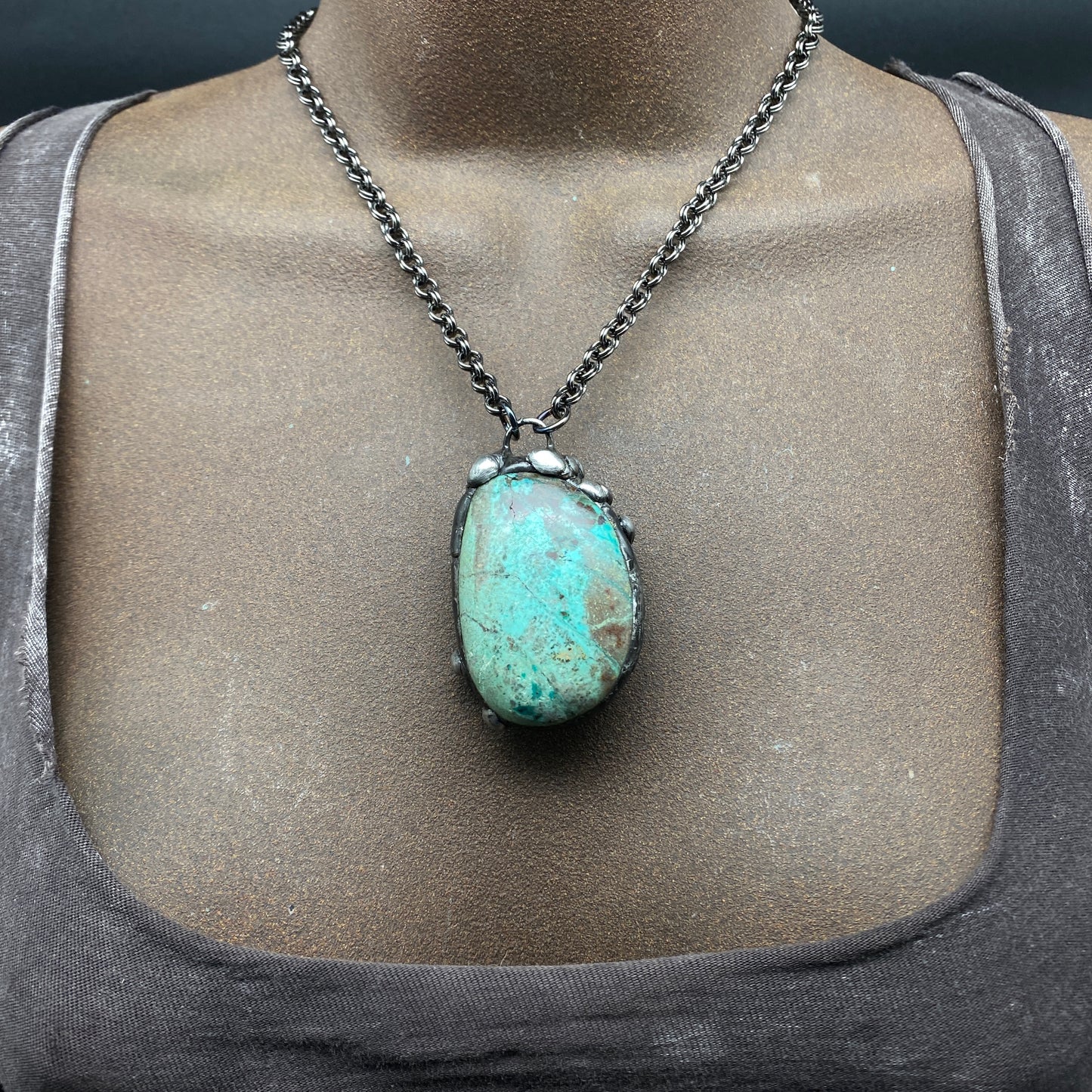 Earth ~ Chrysocolla Necklace