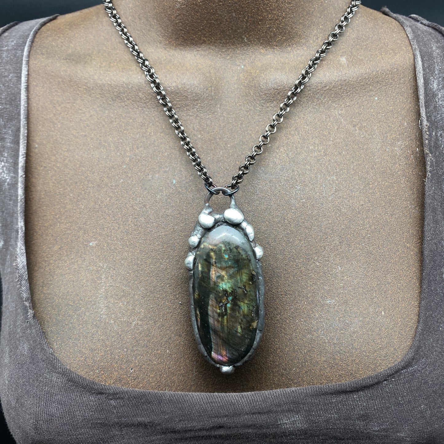 Magic ~ Labradorite Spectrolite Necklace