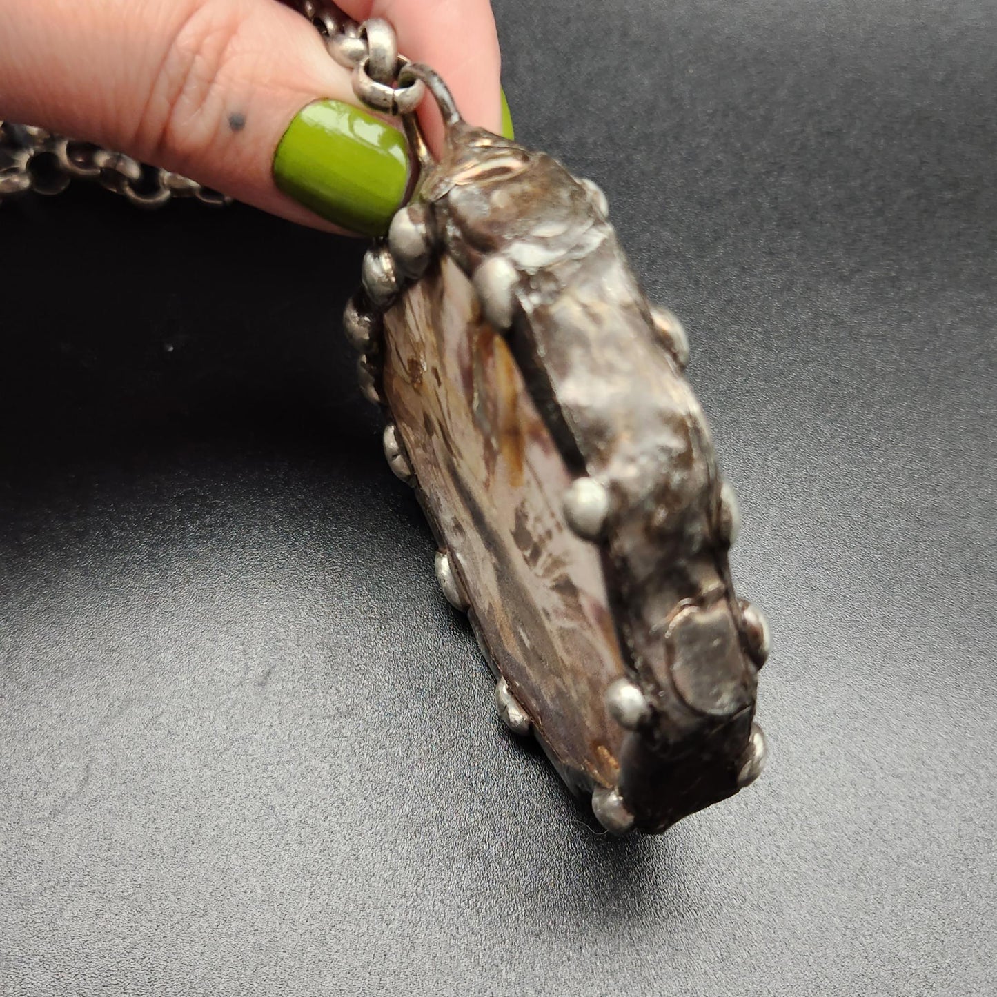 Goliath ~ Petrified Wood Necklace
