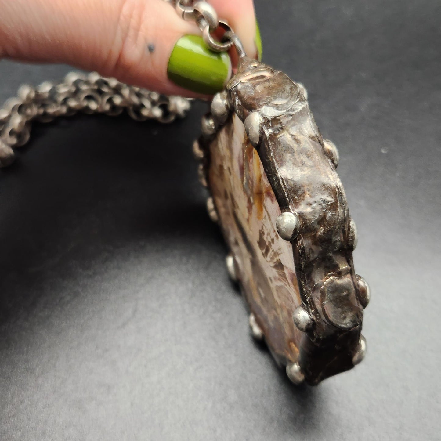 Goliath ~ Petrified Wood Necklace