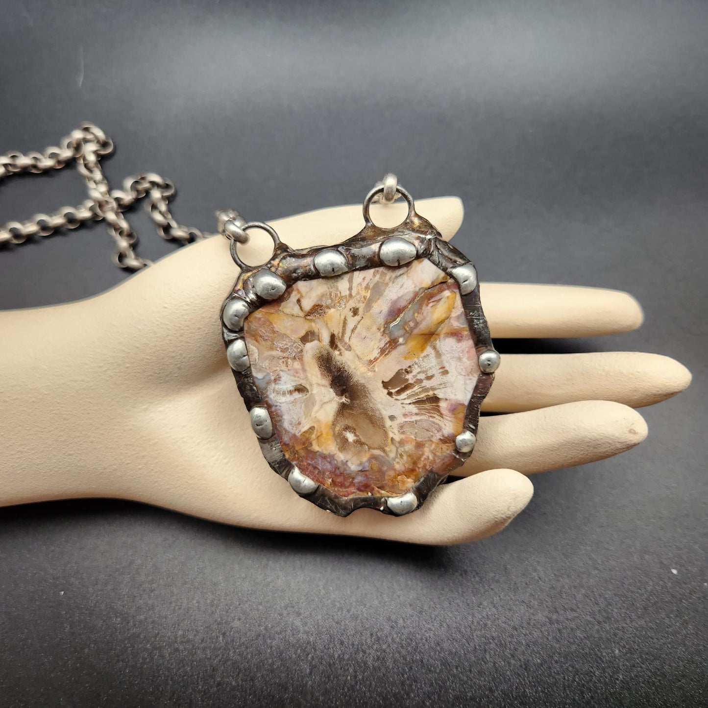 Goliath ~ Petrified Wood Necklace